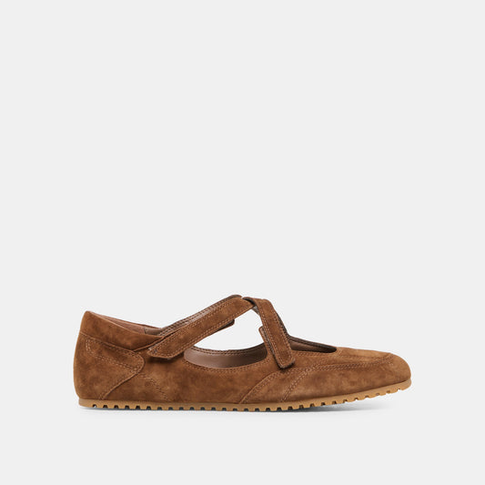 YONO Cocoa Suede Ballet Sneaker Flats Dolce Vita Online