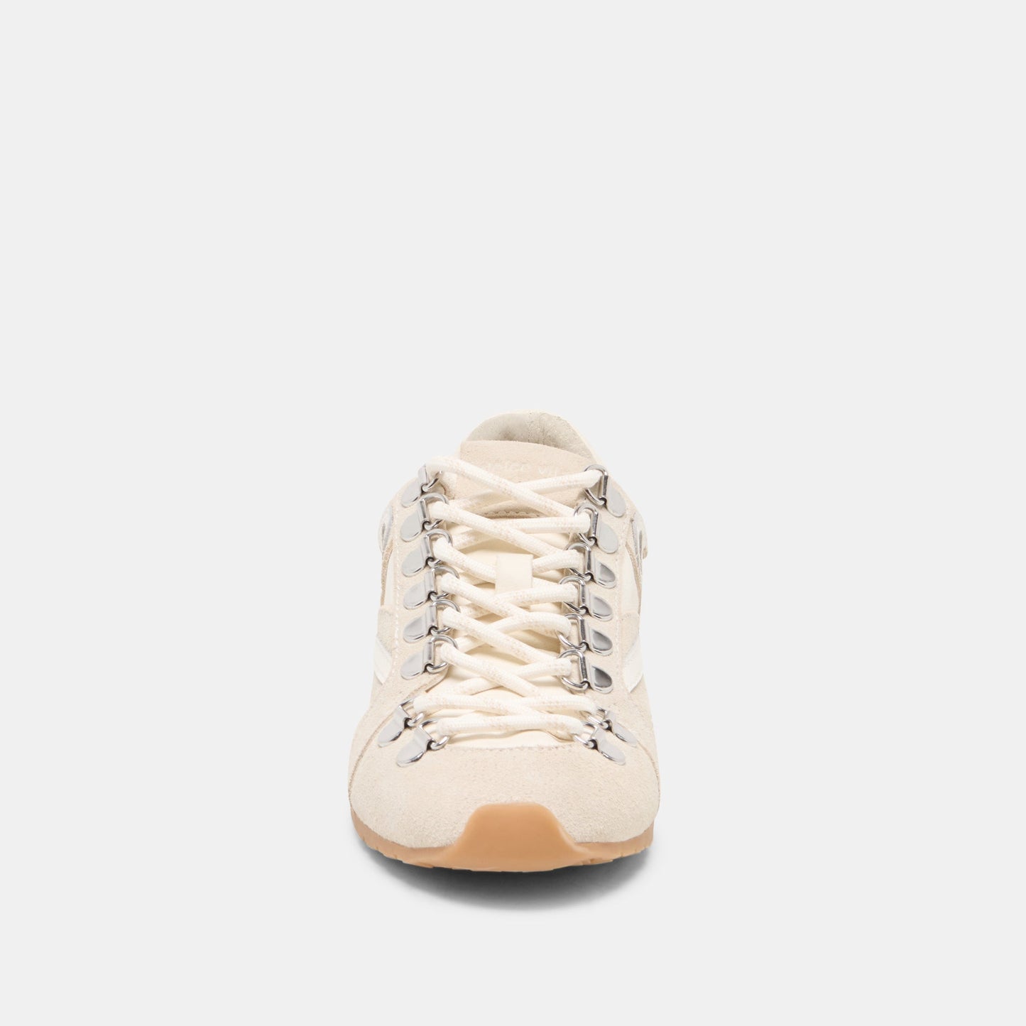 DEACON Ivory Suede Lace-Up Sneakers Dolce Vita Sale