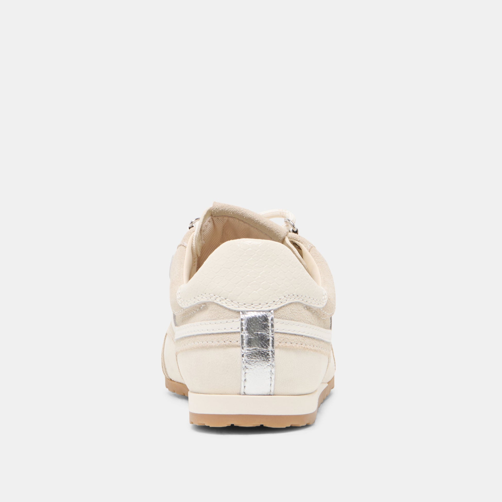 DEACON Ivory Suede Lace-Up Sneakers Dolce Vita Sale