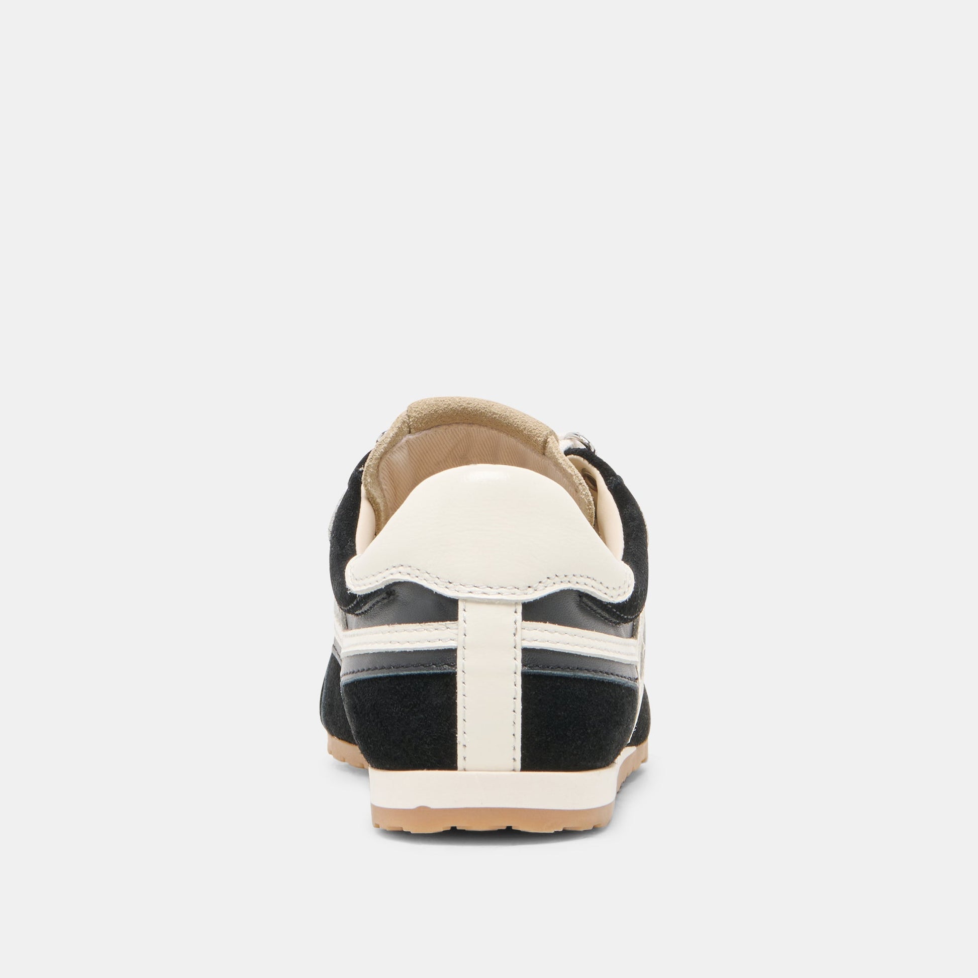 DEACON Black White Suede Lace-Up Sneakers Dolce Vita For sale