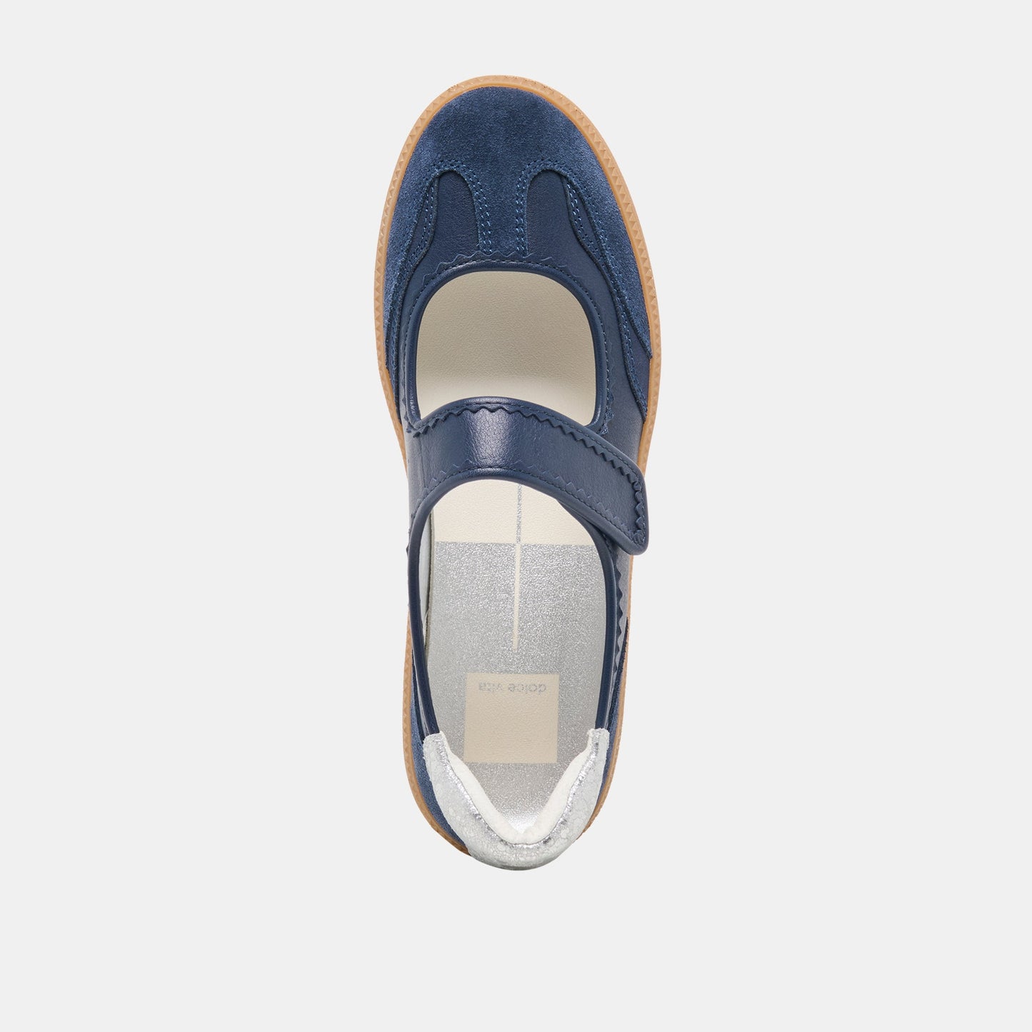 NANET Dk Navy Suede Mary-Jane Ballet Sneakers Dolce Vita us