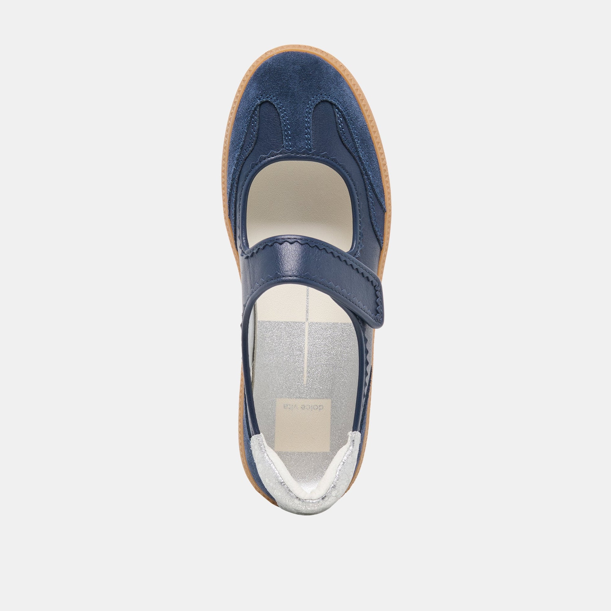 NANET Dk Navy Suede Mary-Jane Ballet Sneakers Dolce Vita us