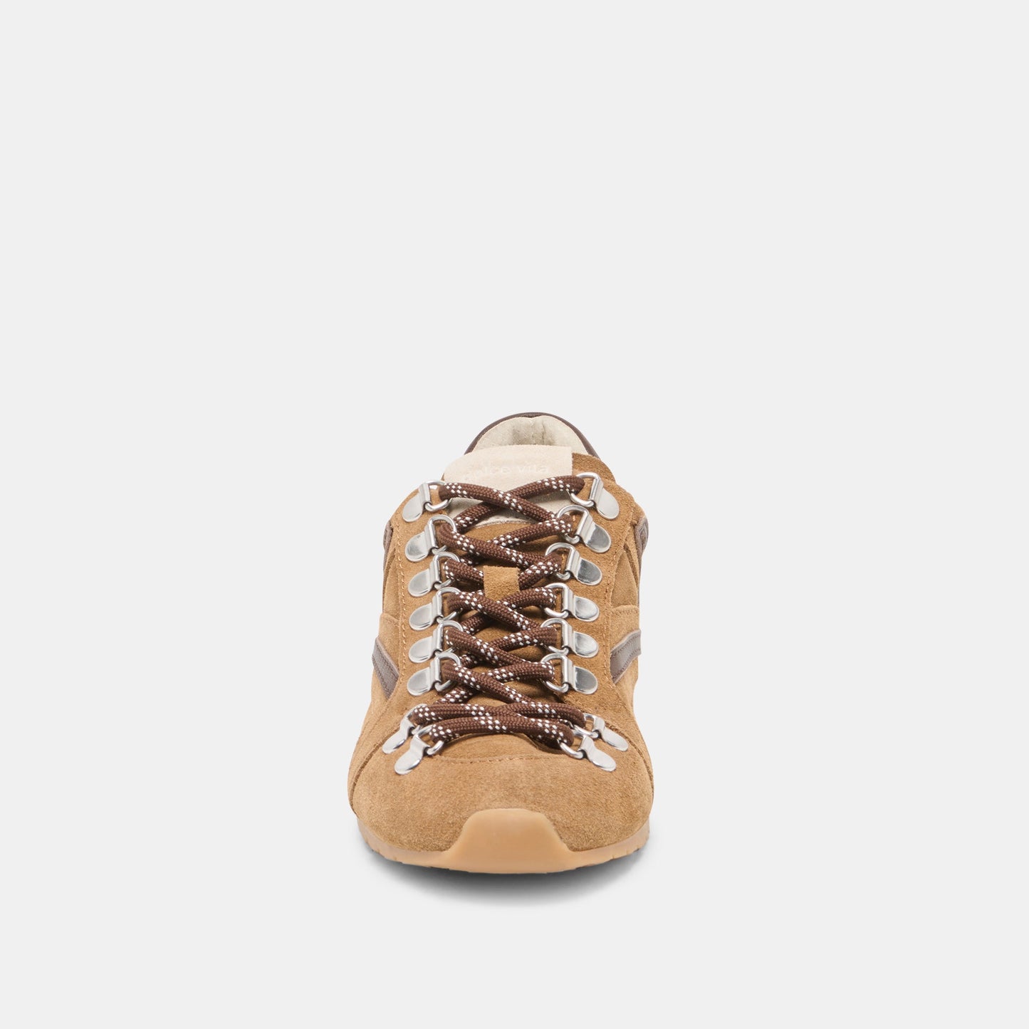 DEACON Lt Brown Suede Lace-Up Sneakers Dolce Vita New