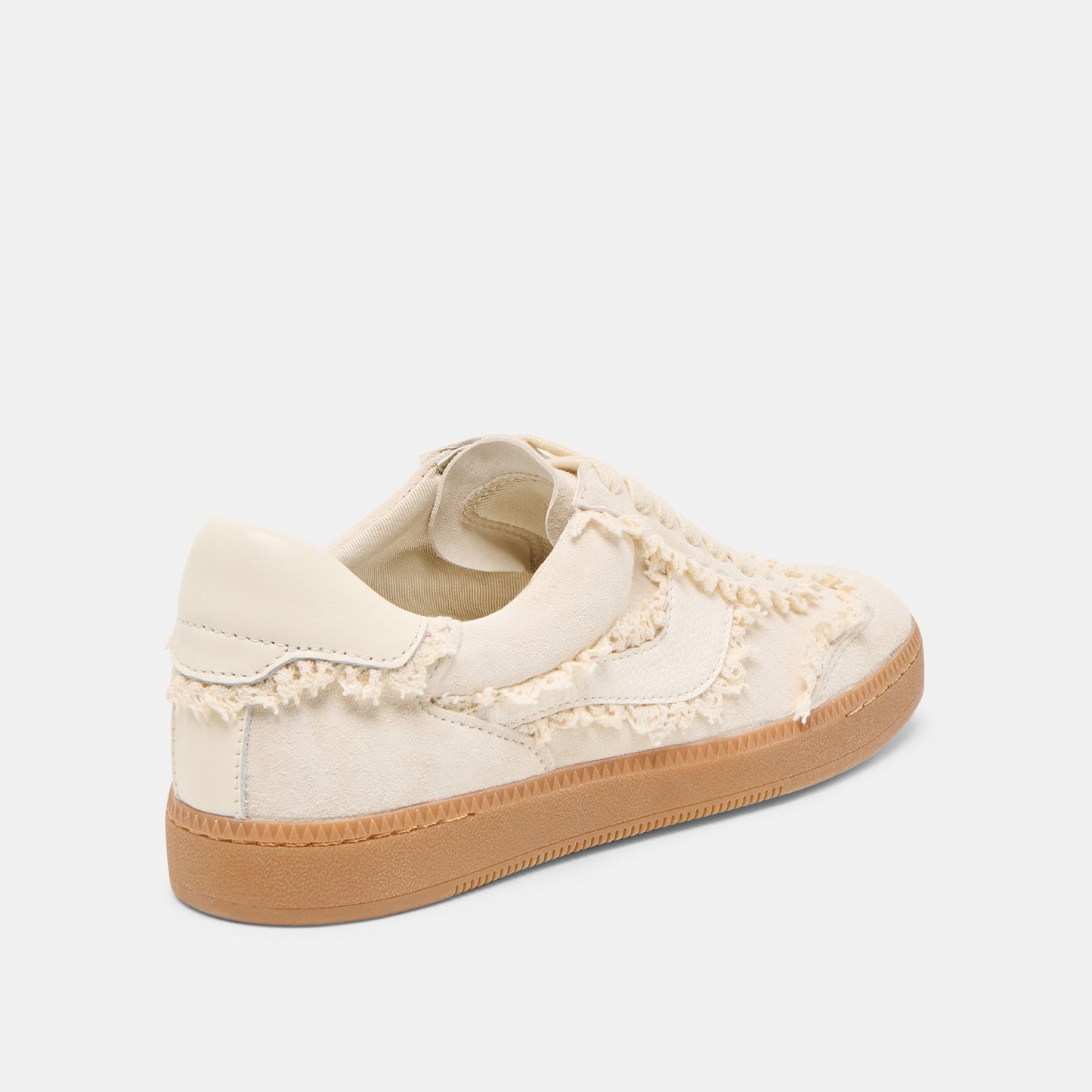 Notice Lace Ivory Suede Sneakers Dolce Vita New