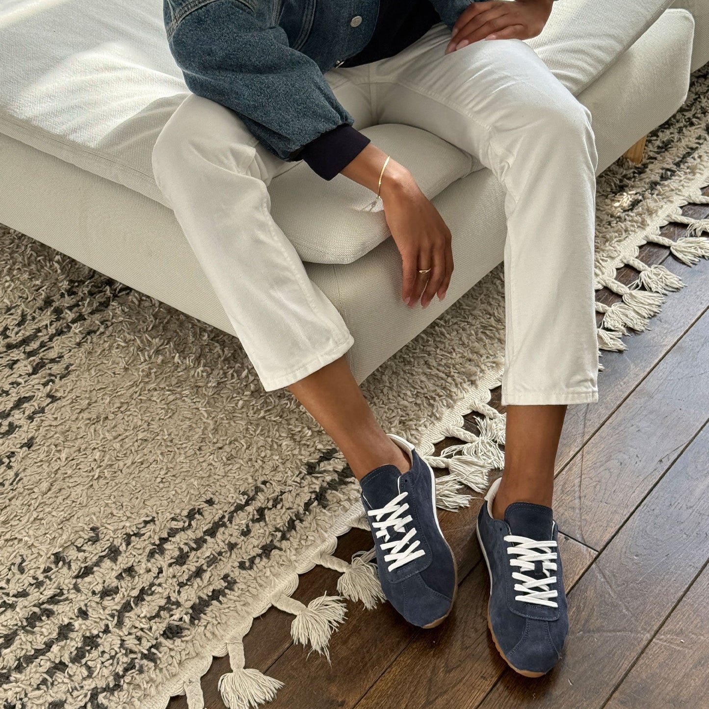 Serina Navy Suede Sneakers Dolce Vita Online