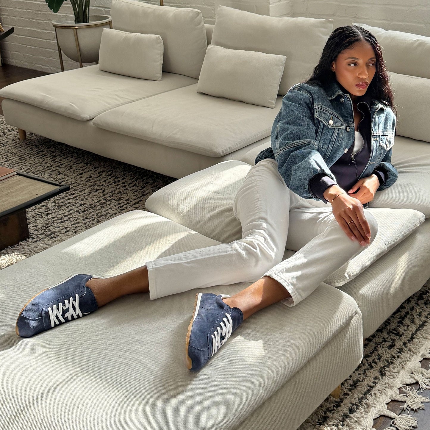 Serina Navy Suede Sneakers Dolce Vita Online