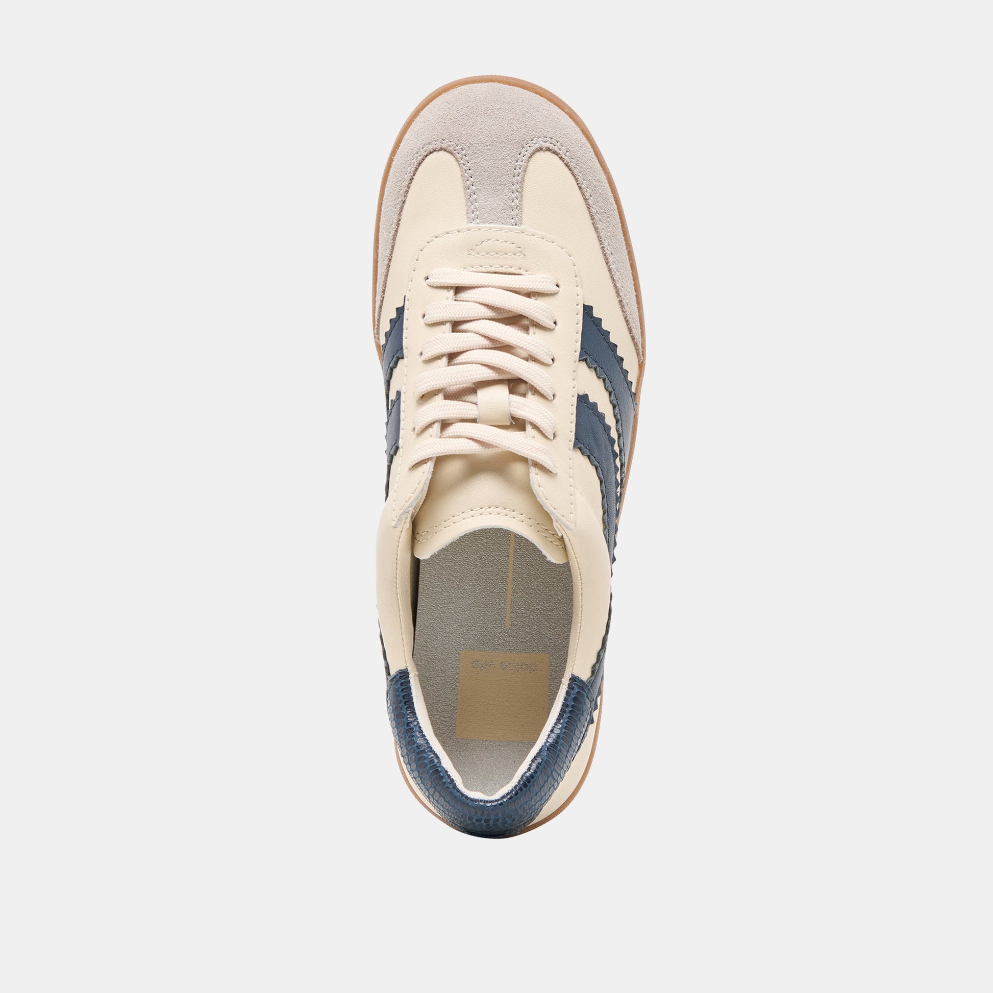 Merit White Navy Leather Sneakers Dolce Vita Sale