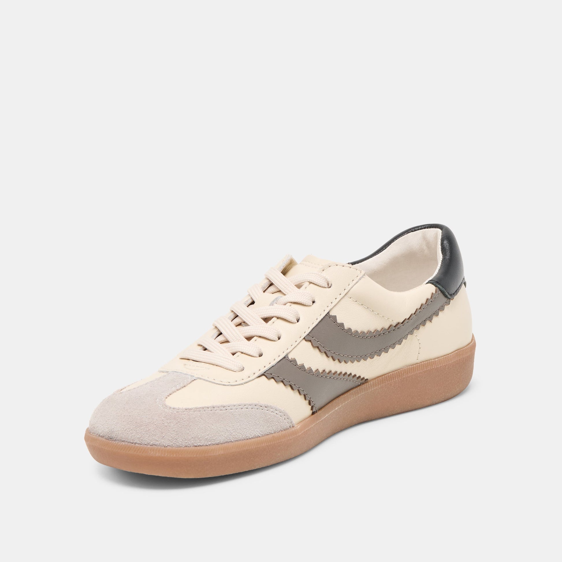 Merit White Grey Leather Sneakers Dolce Vita Outlet