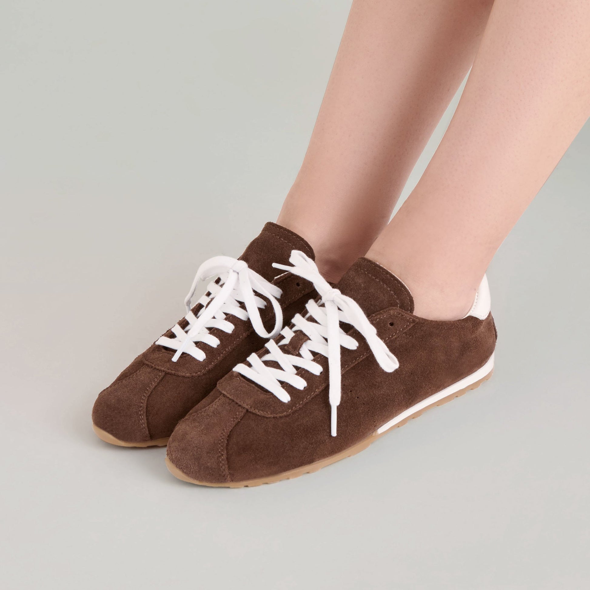 Serina Dk Brown Suede Sneakers Dolce Vita For sale
