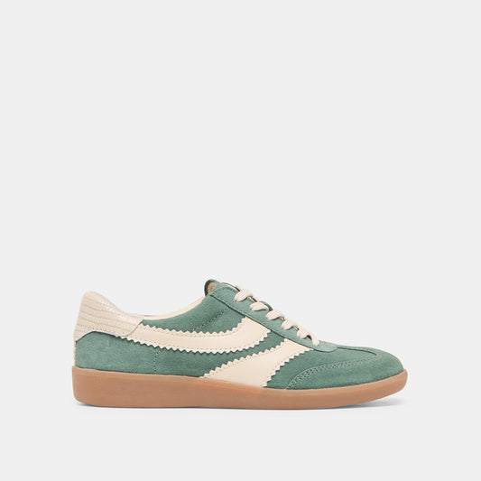 Merit Dk Green Suede Sneakers Dolce Vita New
