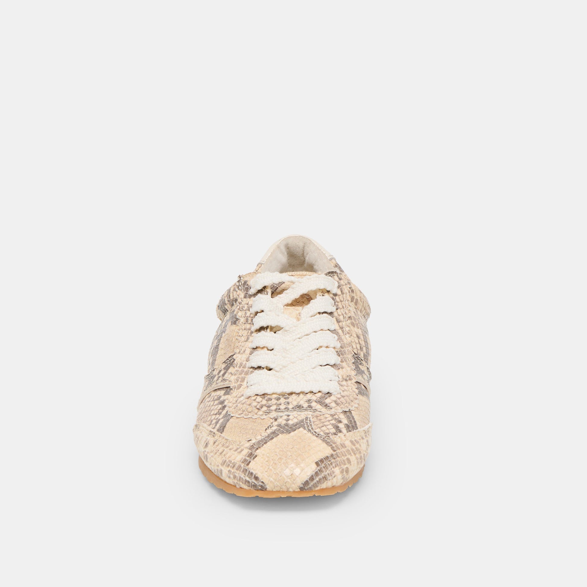 Dorie Natural Snake Embossed Leather Sneakers Dolce Vita Discount