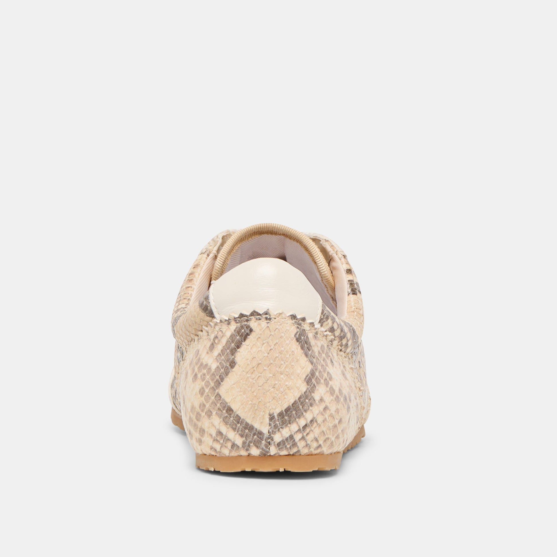Dorie Natural Snake Embossed Leather Sneakers Dolce Vita Discount