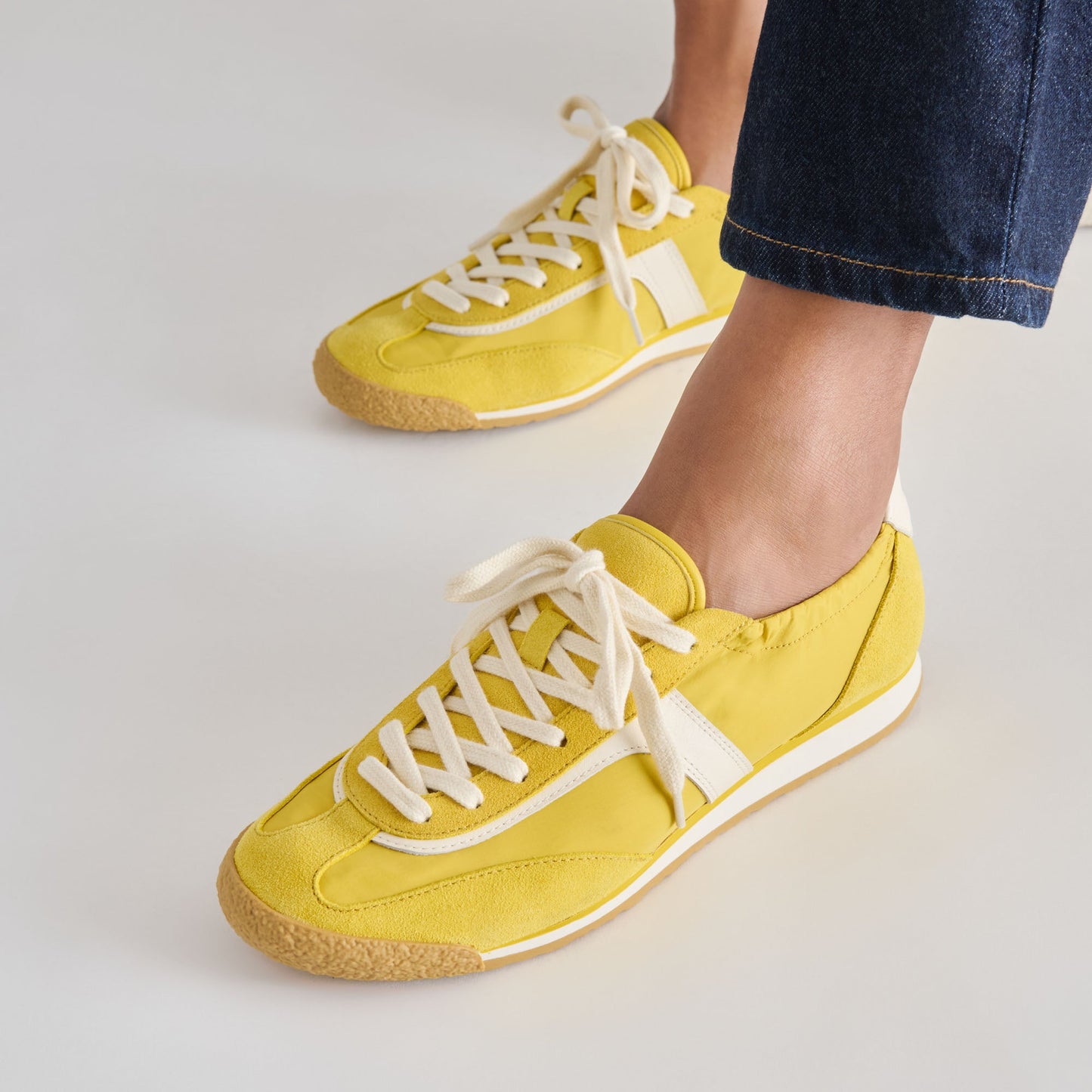 Sariya Yellow Nylon Sneakers Dolce Vita Sale