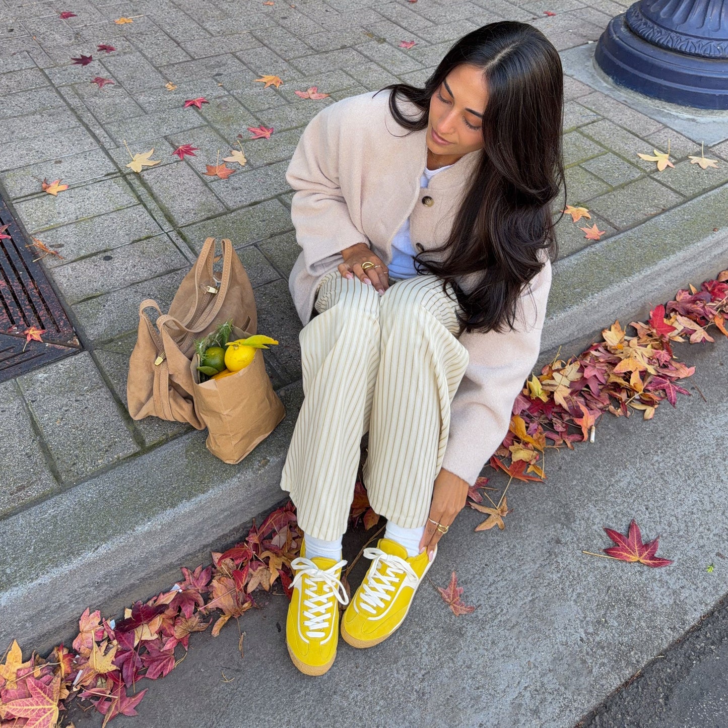 Sariya Yellow Nylon Sneakers Dolce Vita Sale