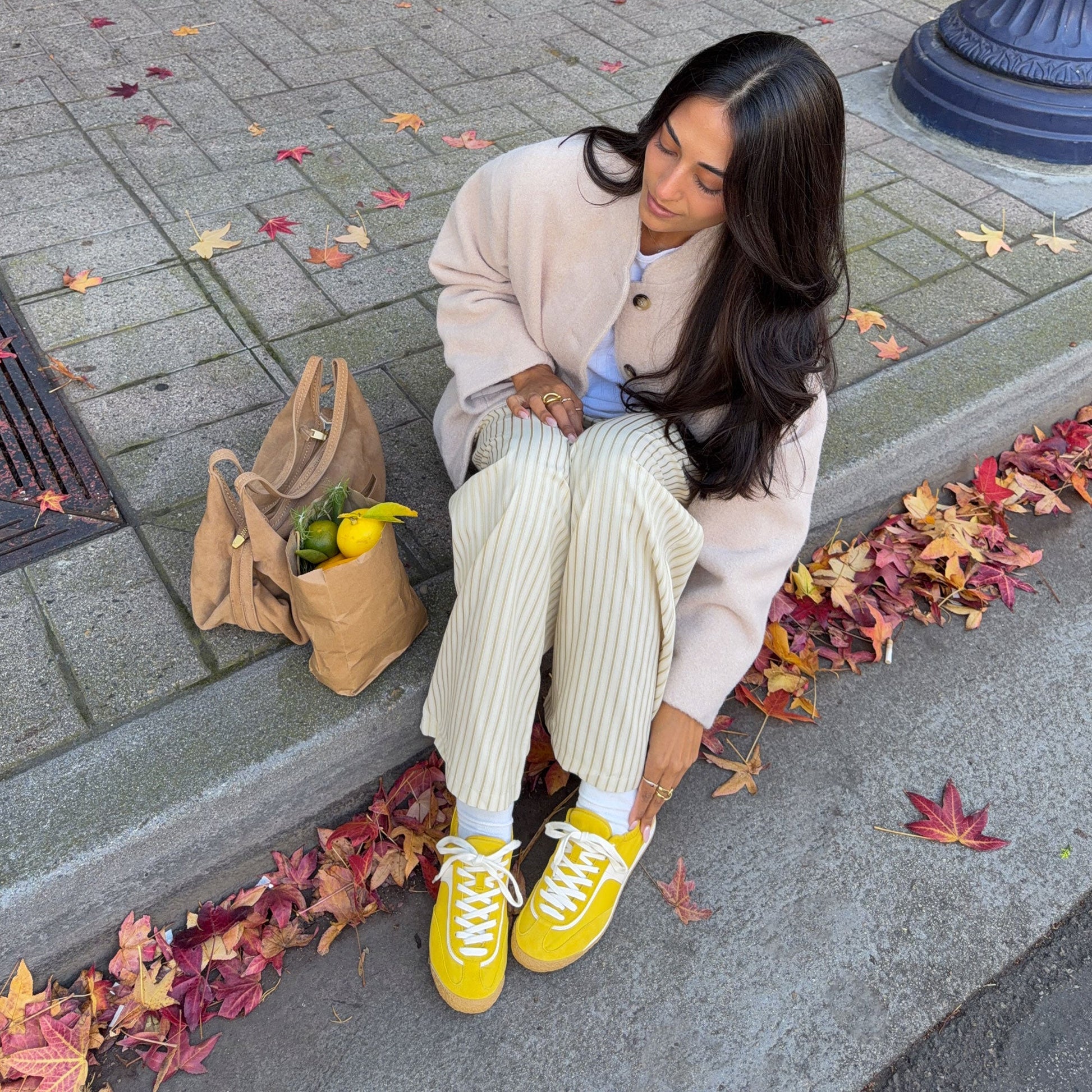 Sariya Yellow Nylon Sneakers Dolce Vita Sale