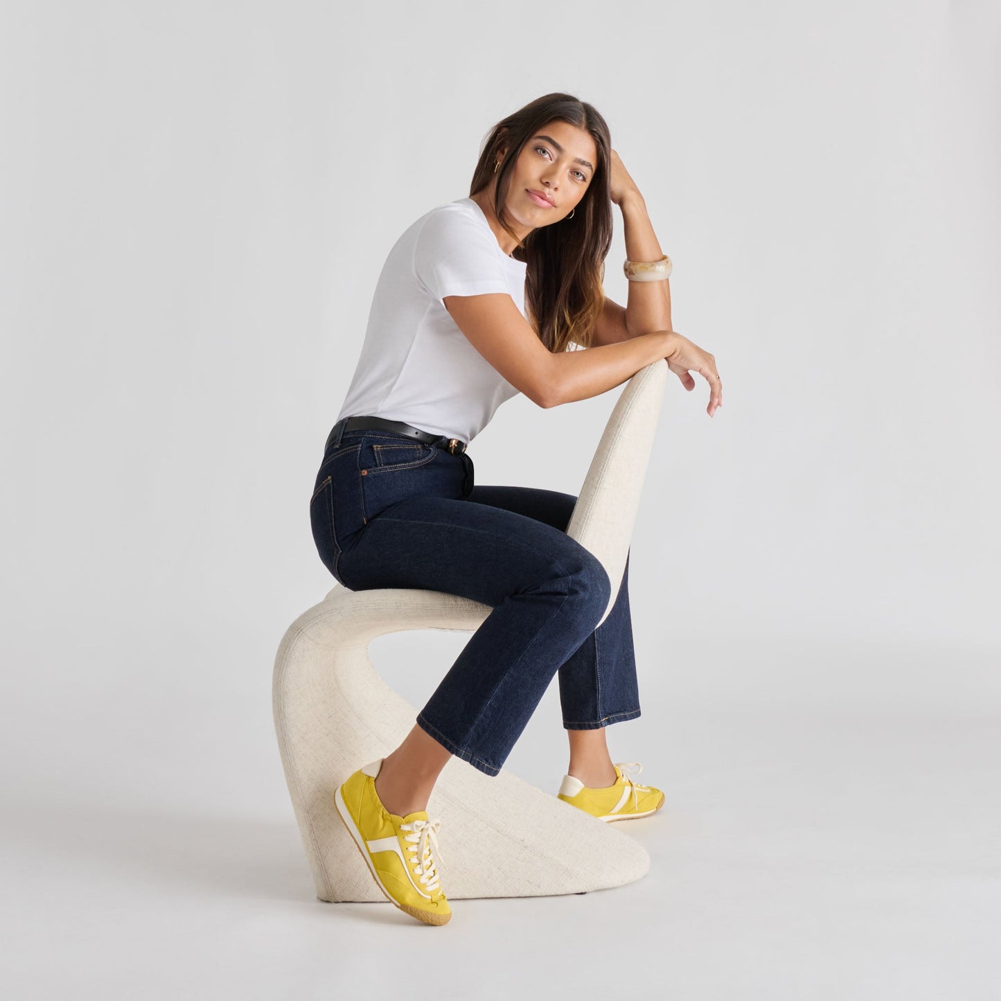 Sariya Yellow Nylon Sneakers Dolce Vita Sale