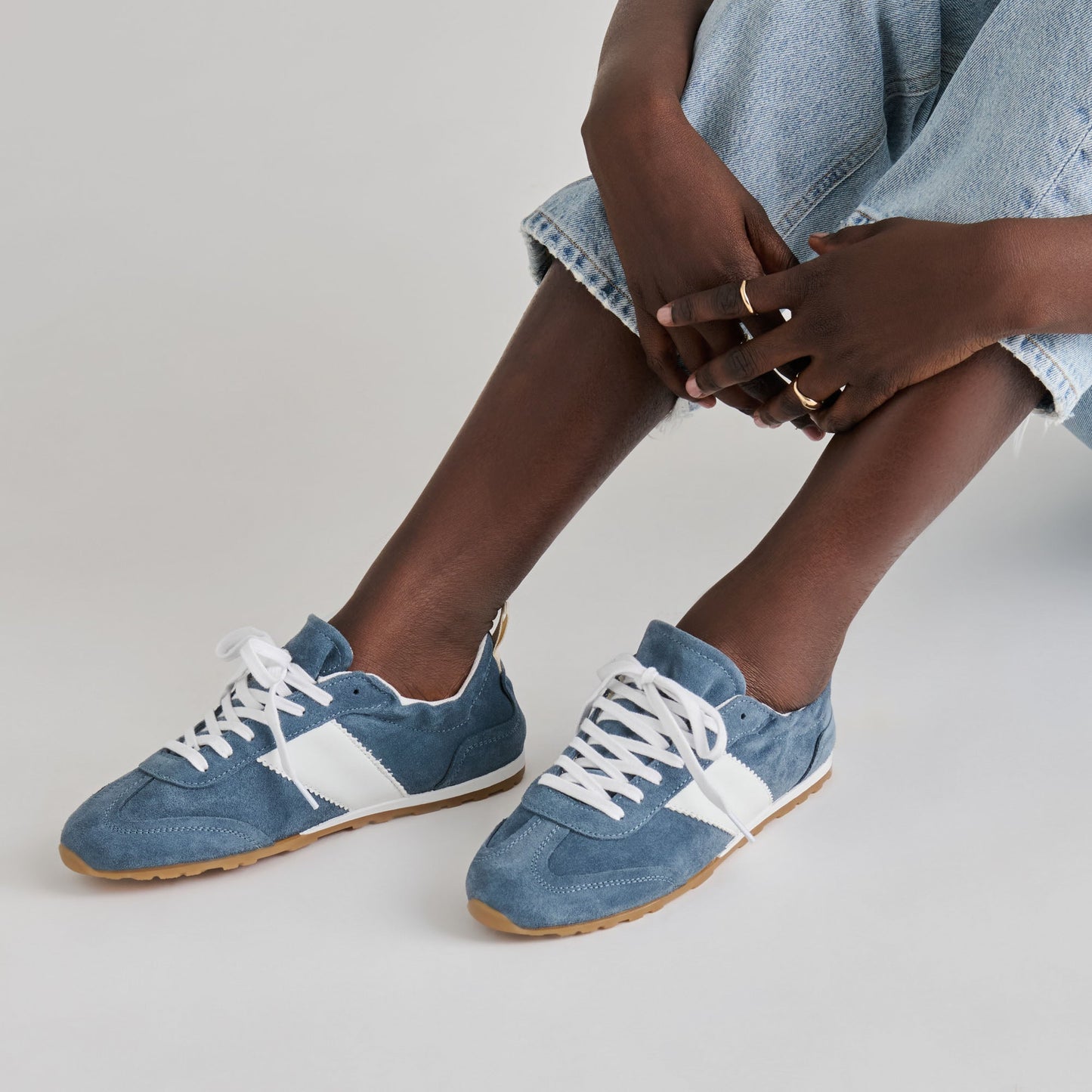 Shyla Blue Suede Sneakers Dolce Vita Outlet