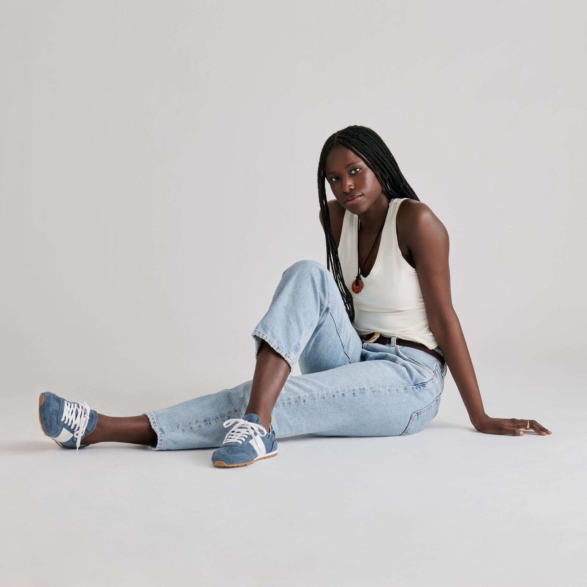 Shyla Blue Suede Sneakers Dolce Vita Outlet