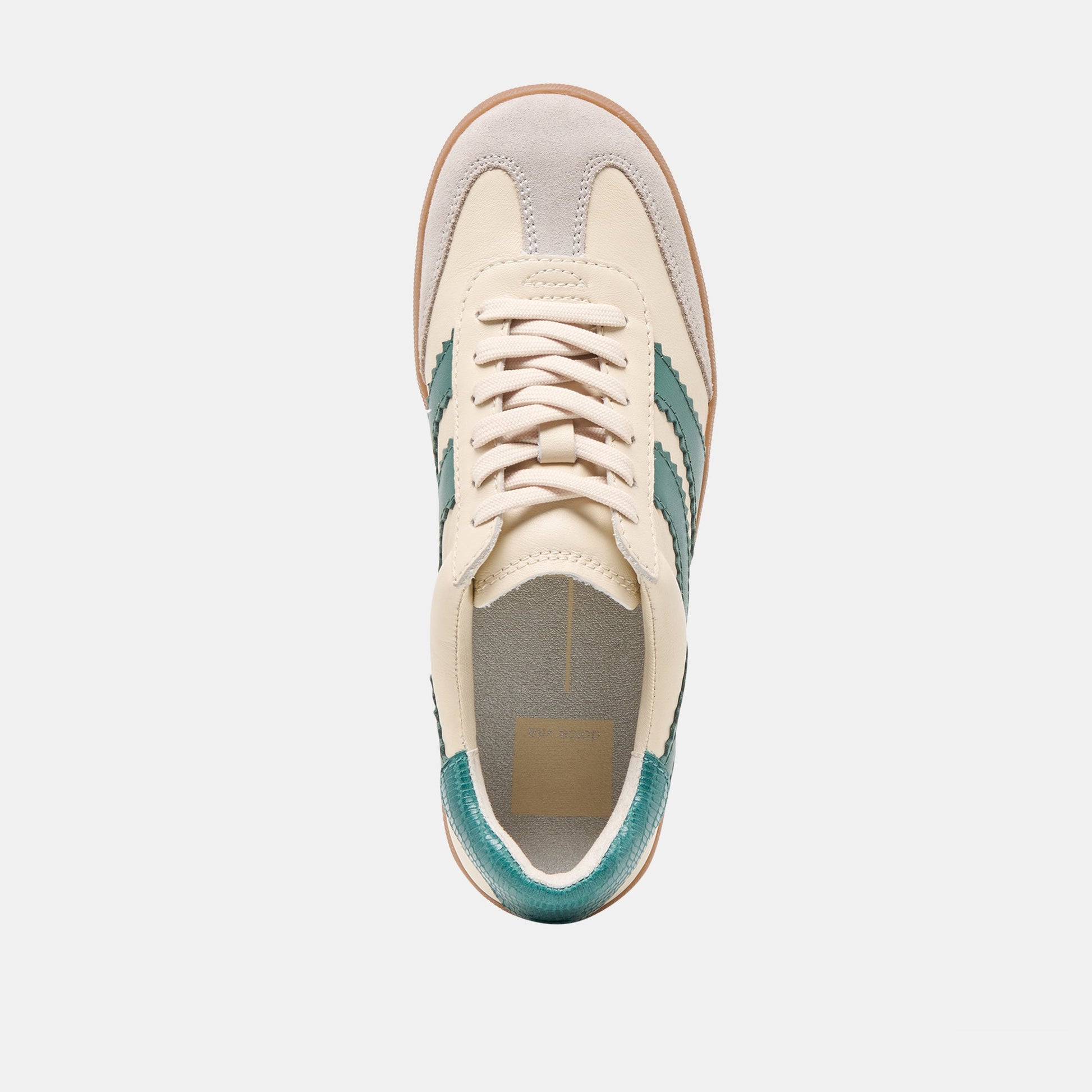 Merit White Green Leather Sneakers Dolce Vita For sale
