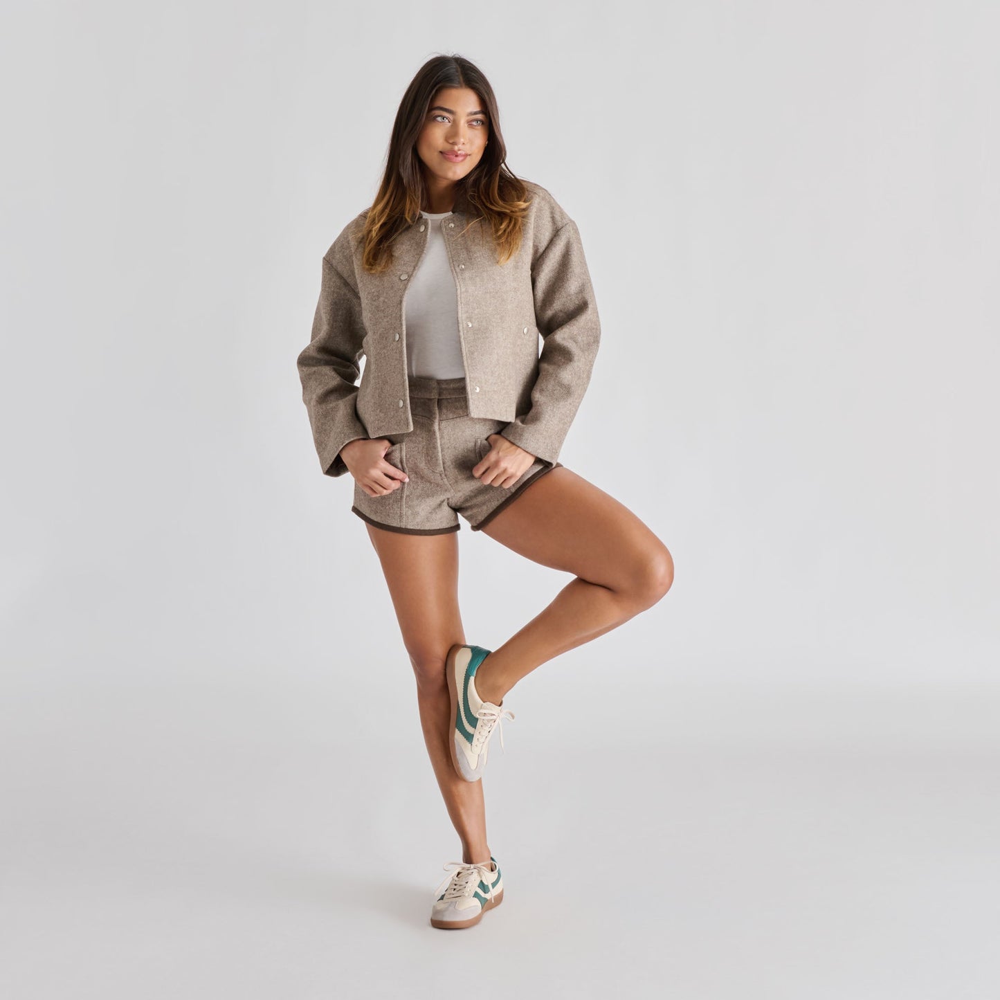 Merit White Green Leather Sneakers Dolce Vita For sale