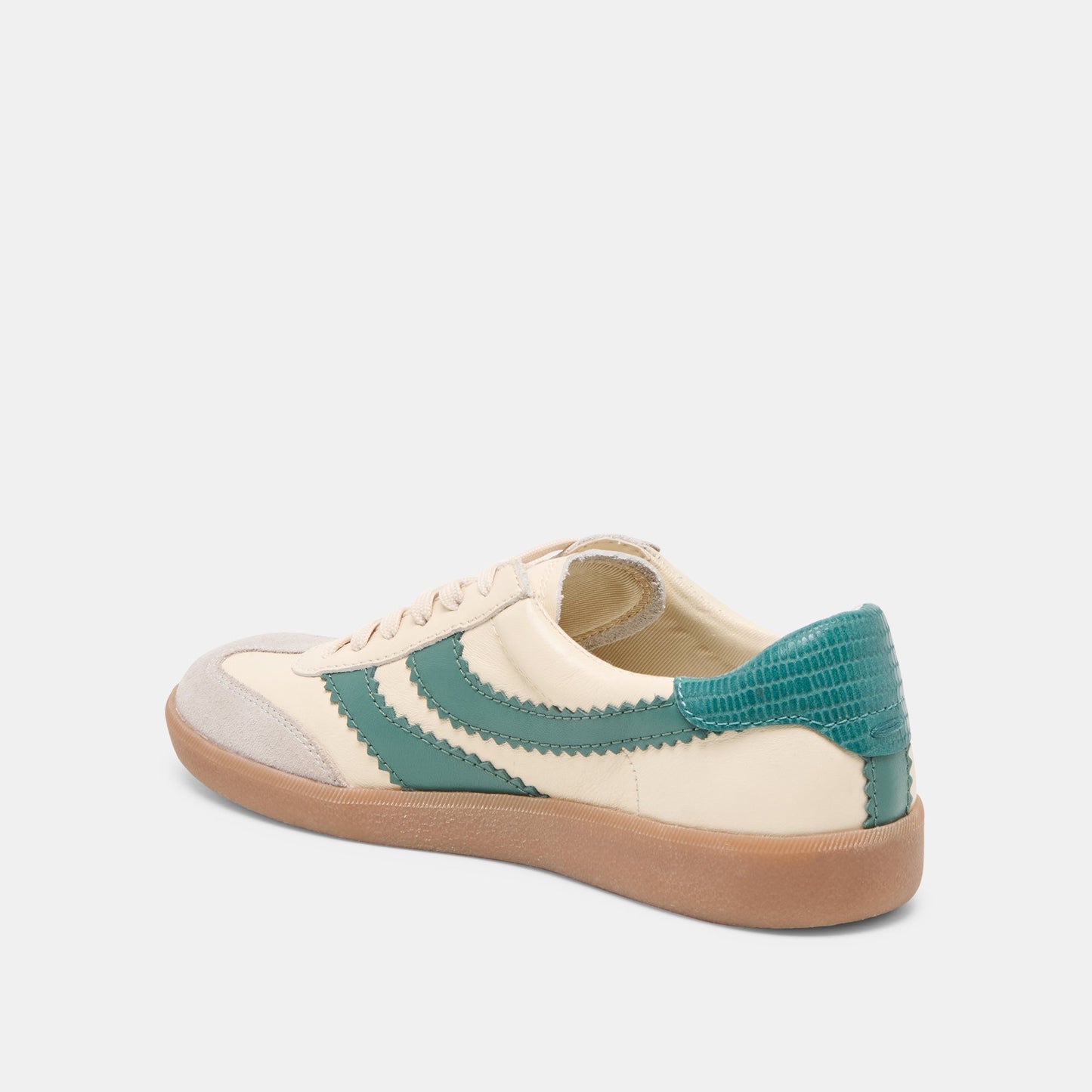 Merit White Green Leather Sneakers Dolce Vita For sale
