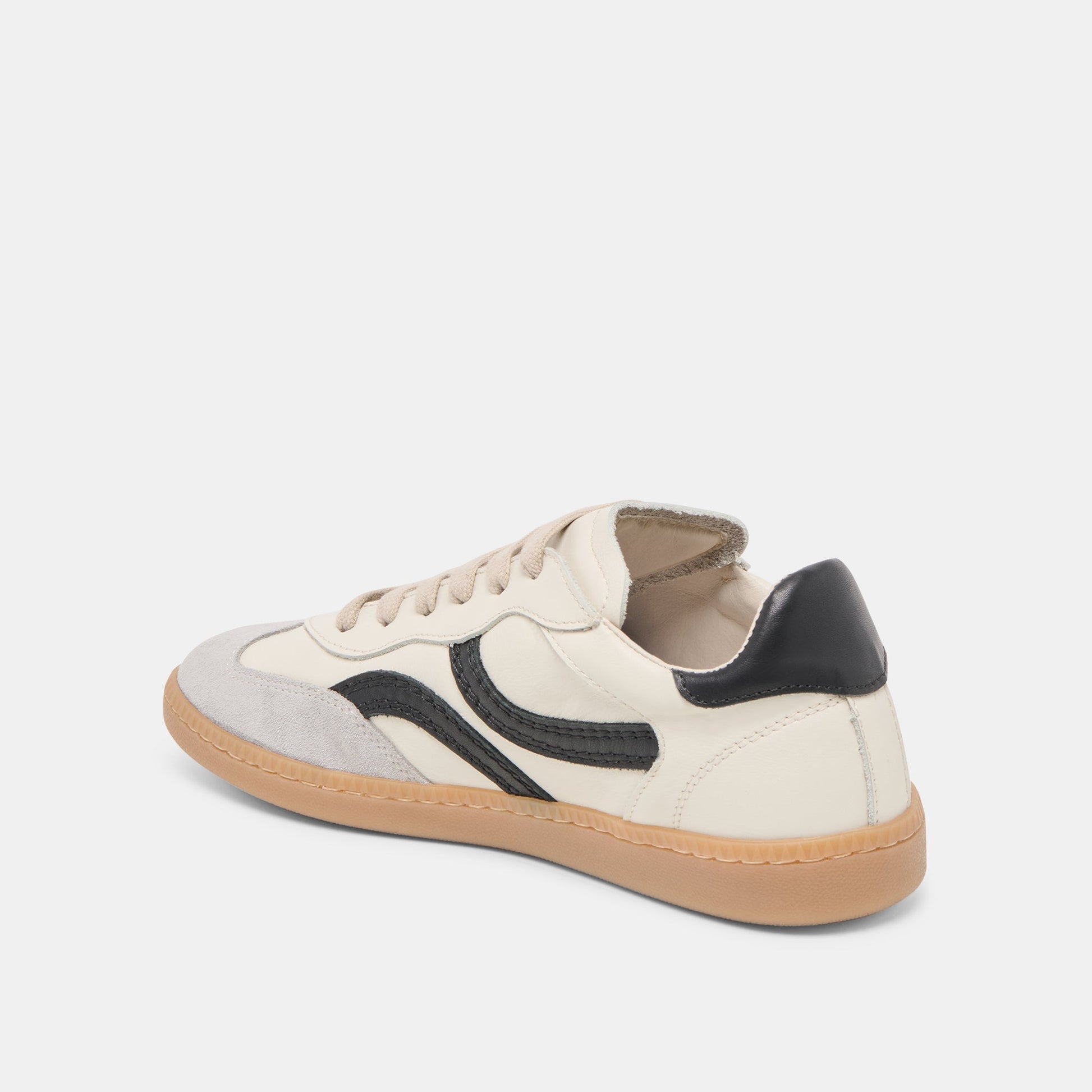 Rebel White Black Leather Sneakers Dolce Vita Outlet