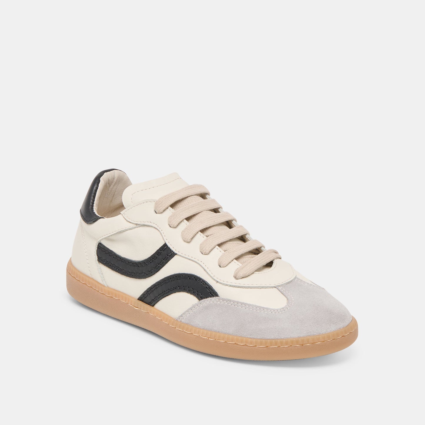 Rebel White Black Leather Sneakers Dolce Vita Outlet