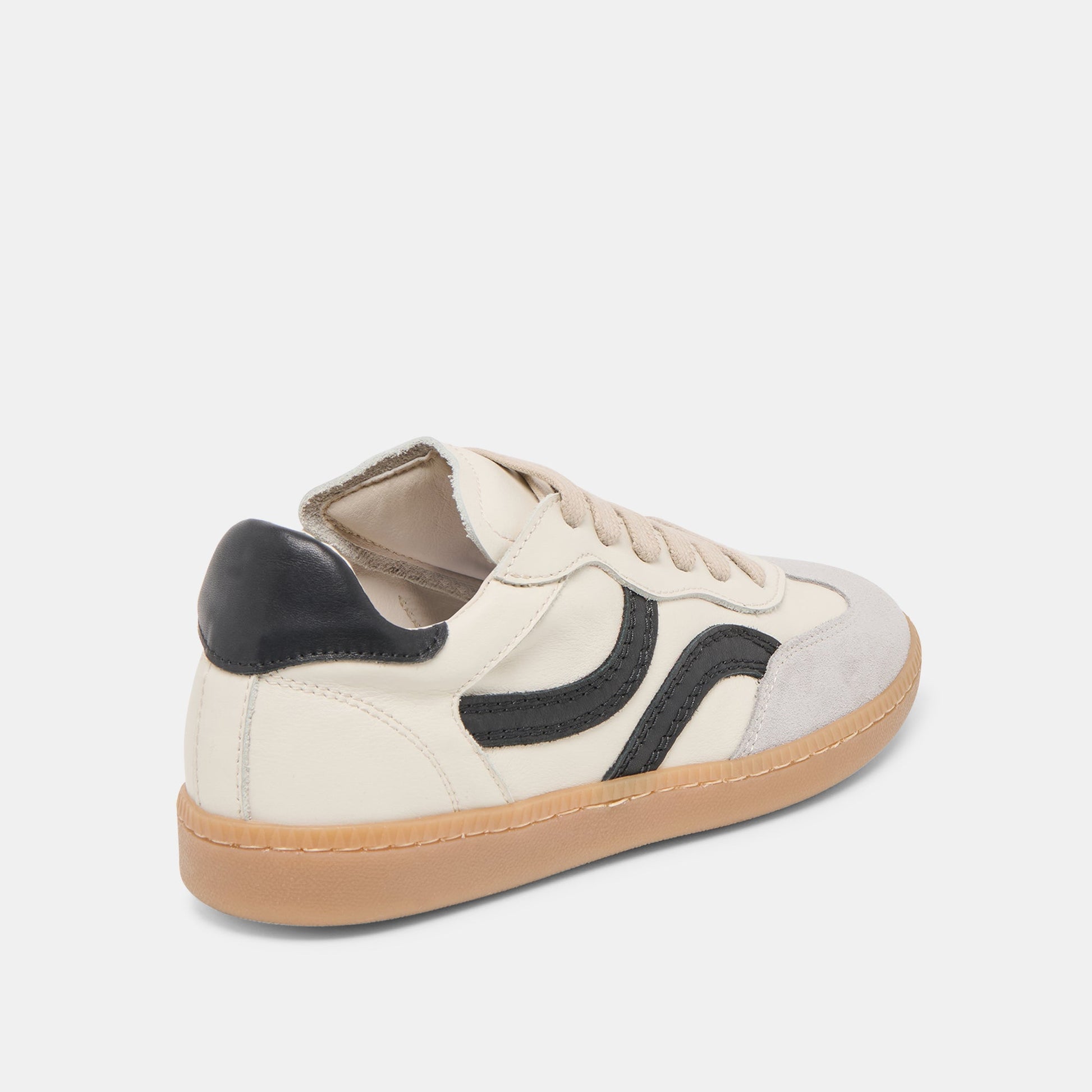 Rebel White Black Leather Sneakers Dolce Vita Outlet