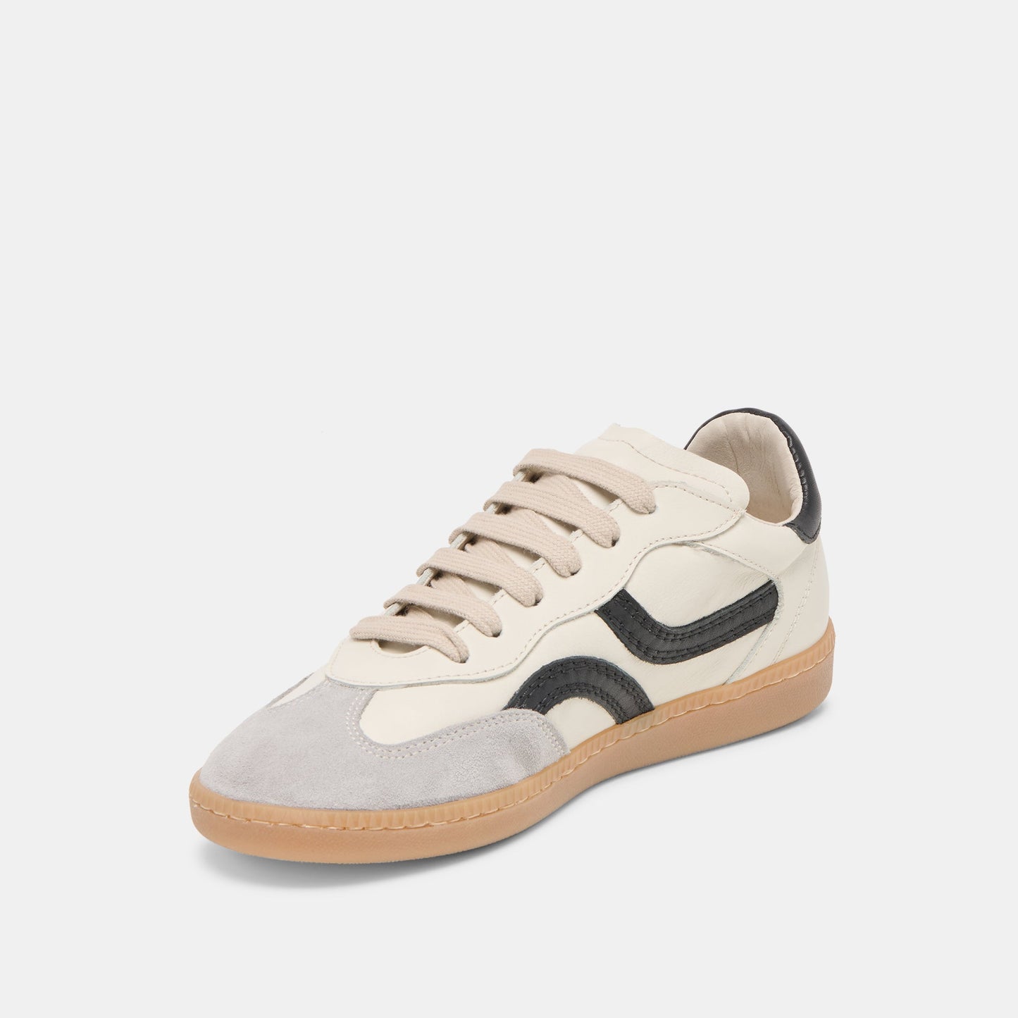Rebel White Black Leather Sneakers Dolce Vita Outlet