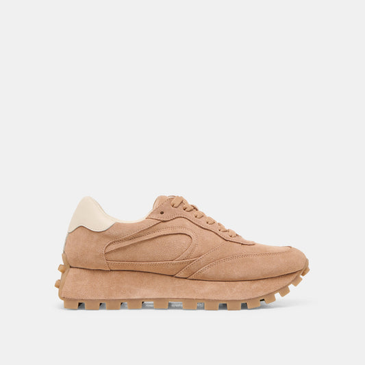 Tricia Toffee Suede Sneakers Dolce Vita New