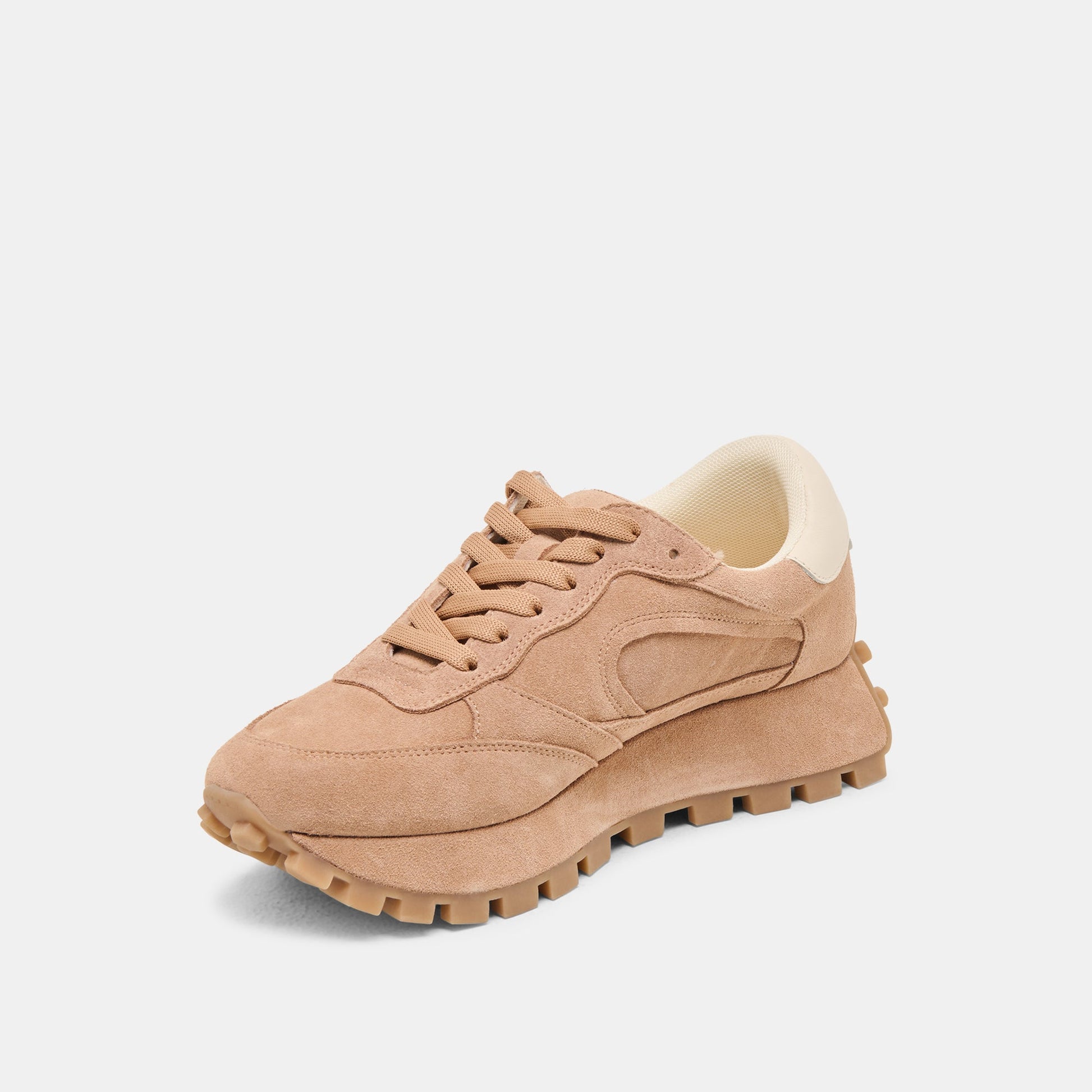 Tricia Toffee Suede Sneakers Dolce Vita New