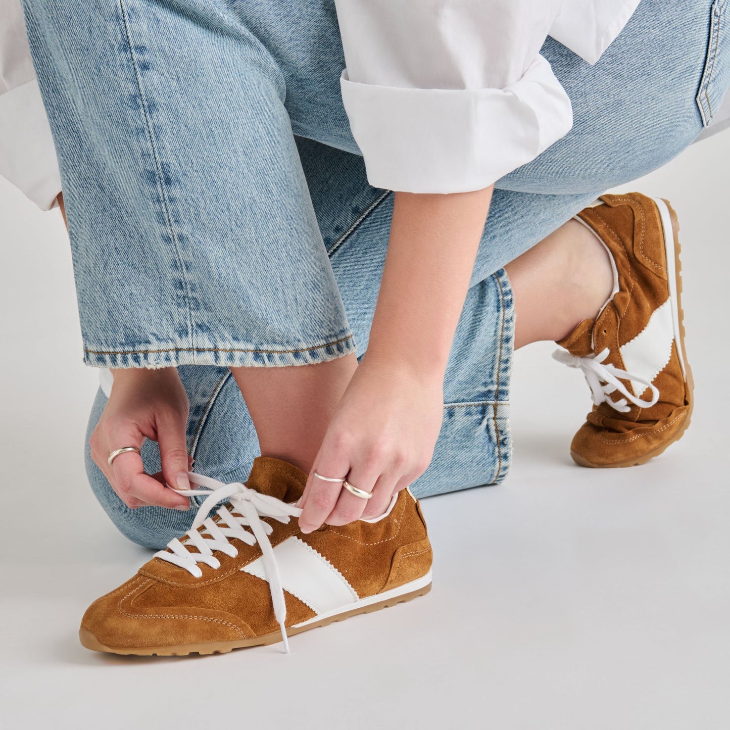 Shyla Cognac Suede Sneakers Dolce Vita Discount