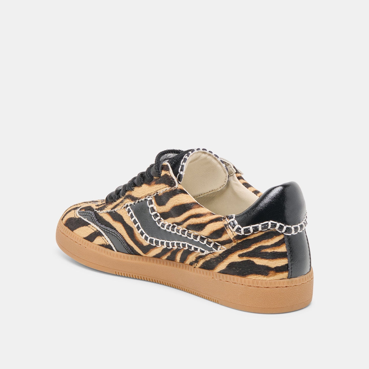 Notice Stitch Tiger Calf Hair Sneakers Dolce Vita For sale