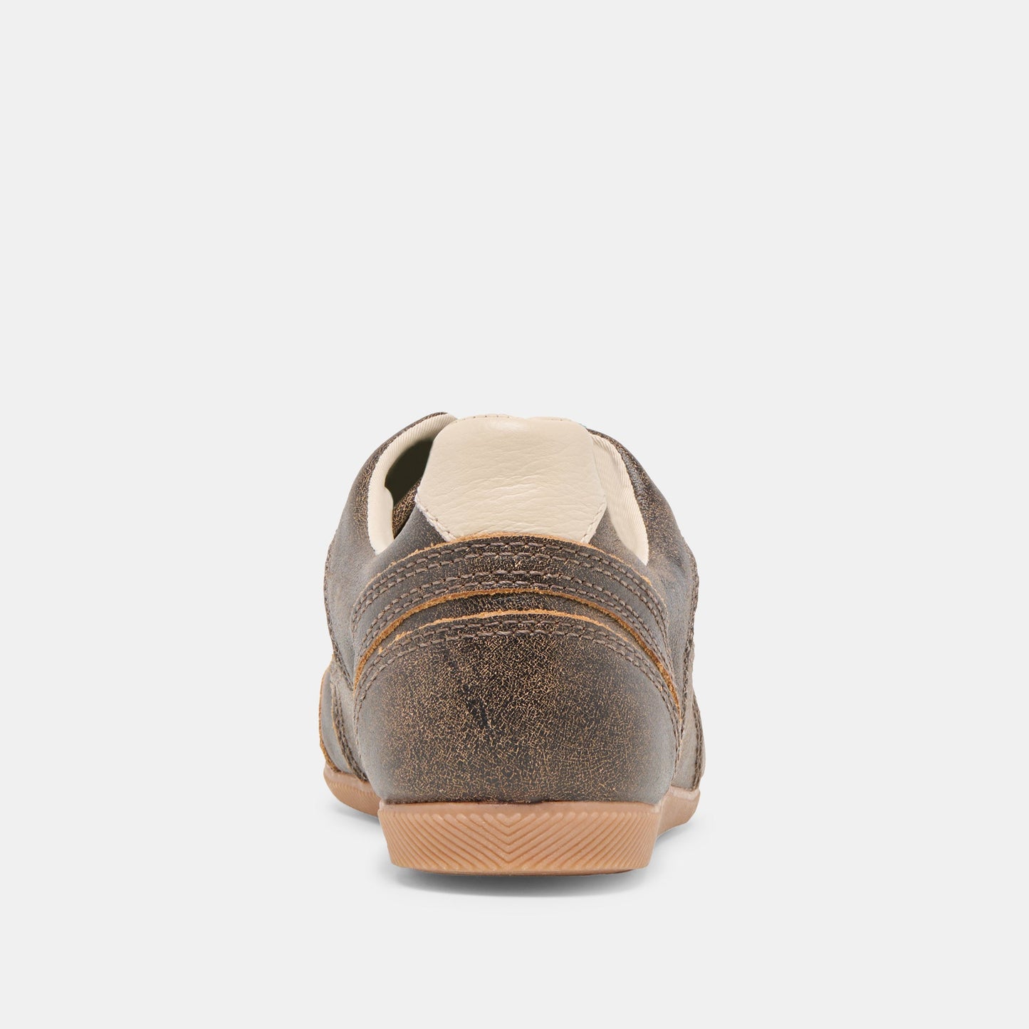 Laini Brown Distressed Leather Sneakers Dolce Vita us