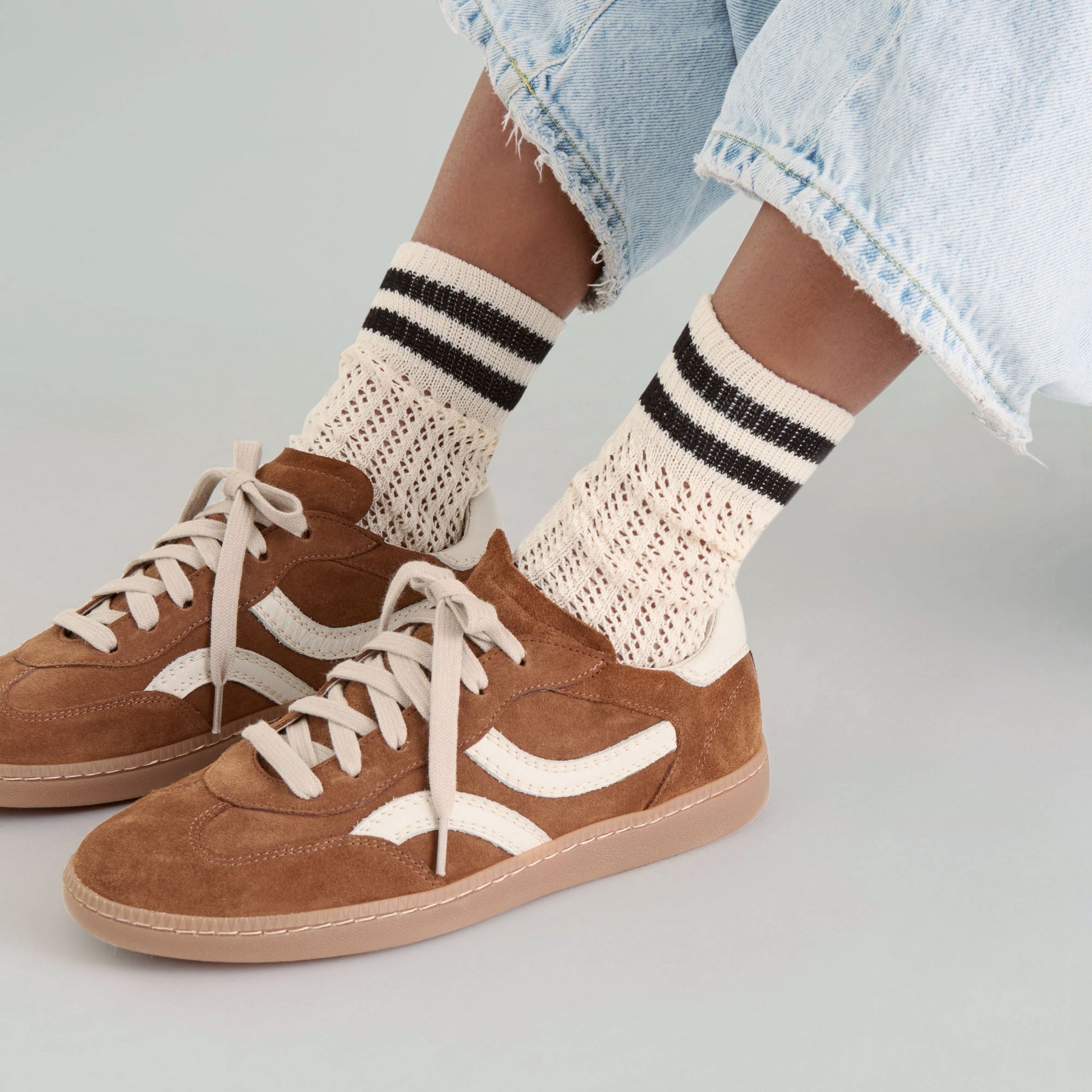 Rebel Pecan Suede Sneakers Dolce Vita Sale