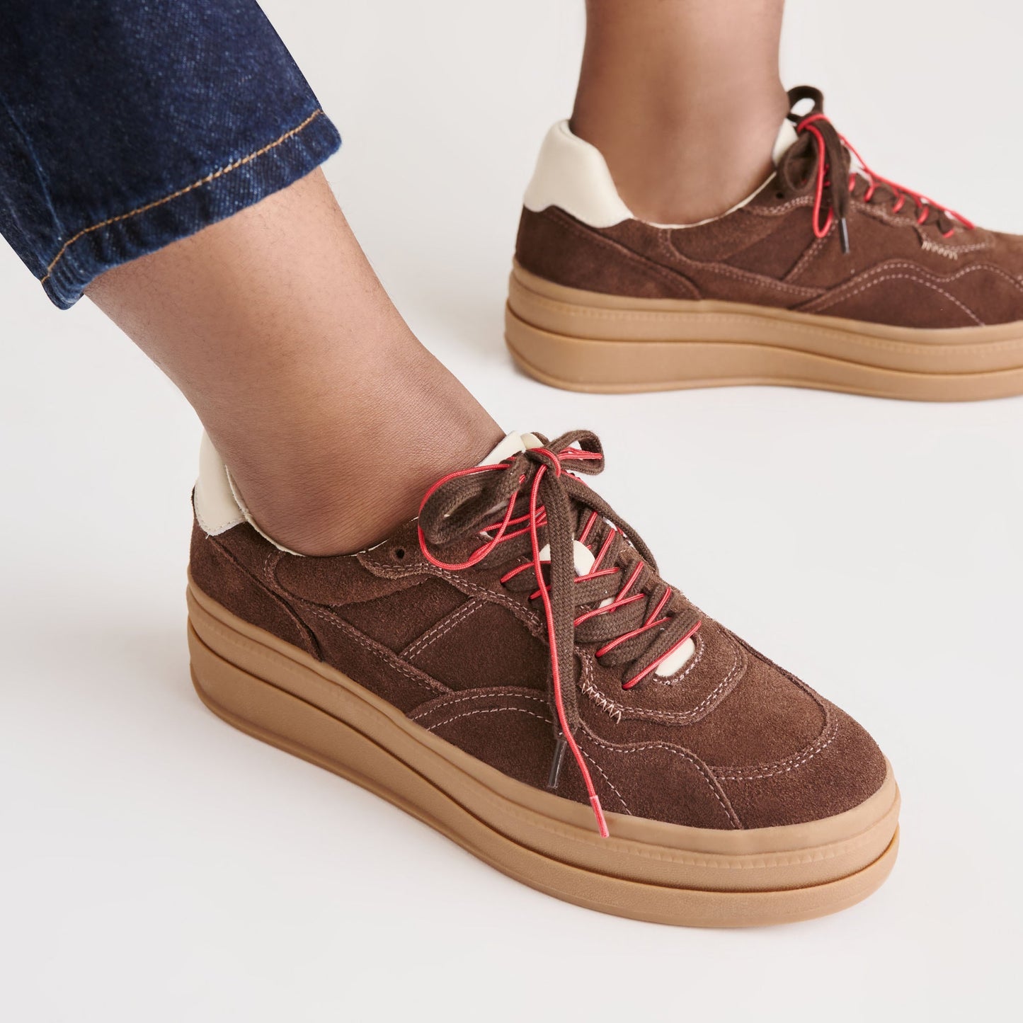 Naomy H2O Waterproof Dk Brown Suede Sneakers Dolce Vita Discount