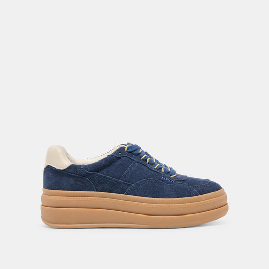 Naomy H2O Waterproof Navy Suede Sneakers Dolce Vita On sale