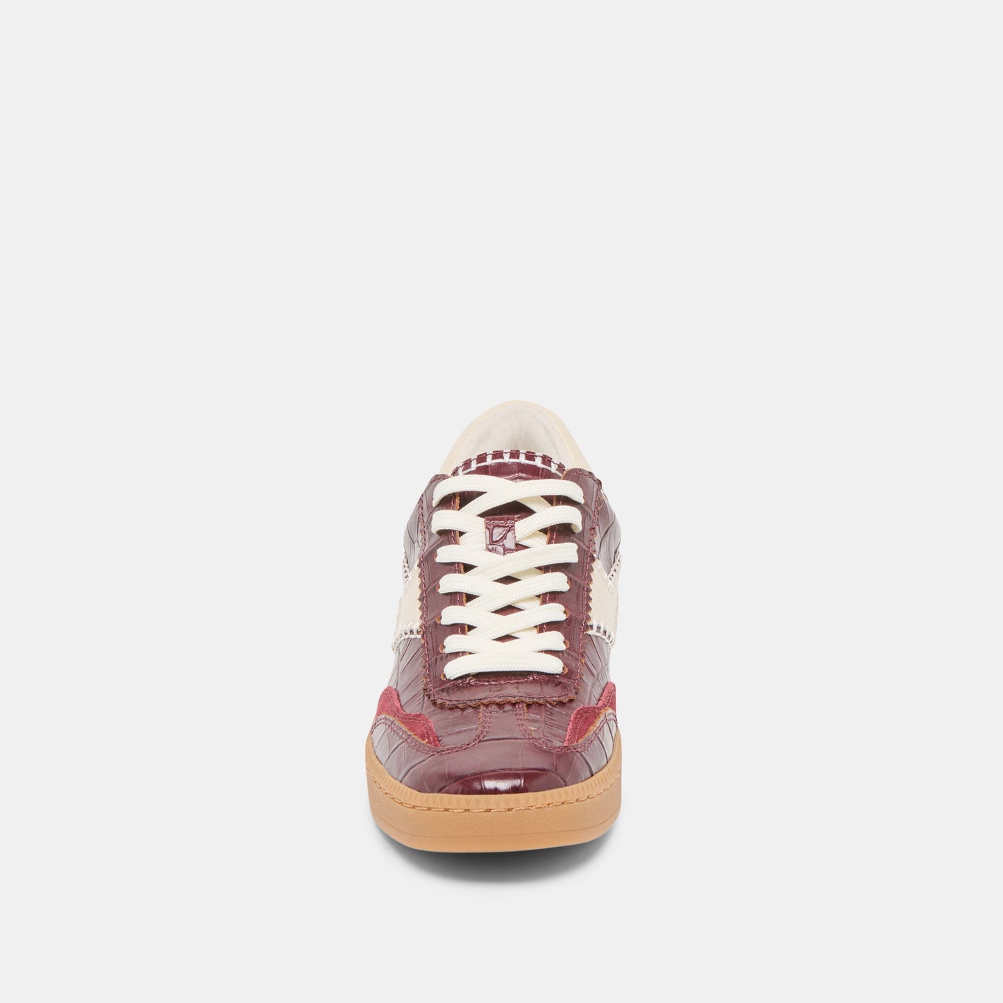 NOTICE STITCH SNEAKERS OXBLOOD CROCO EMBOSSED LEATHER
 – Dolce Vita Dolce Vita us