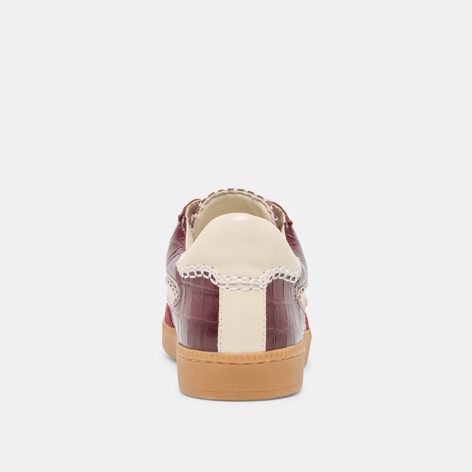 NOTICE STITCH SNEAKERS OXBLOOD CROCO EMBOSSED LEATHER
 – Dolce Vita Dolce Vita us