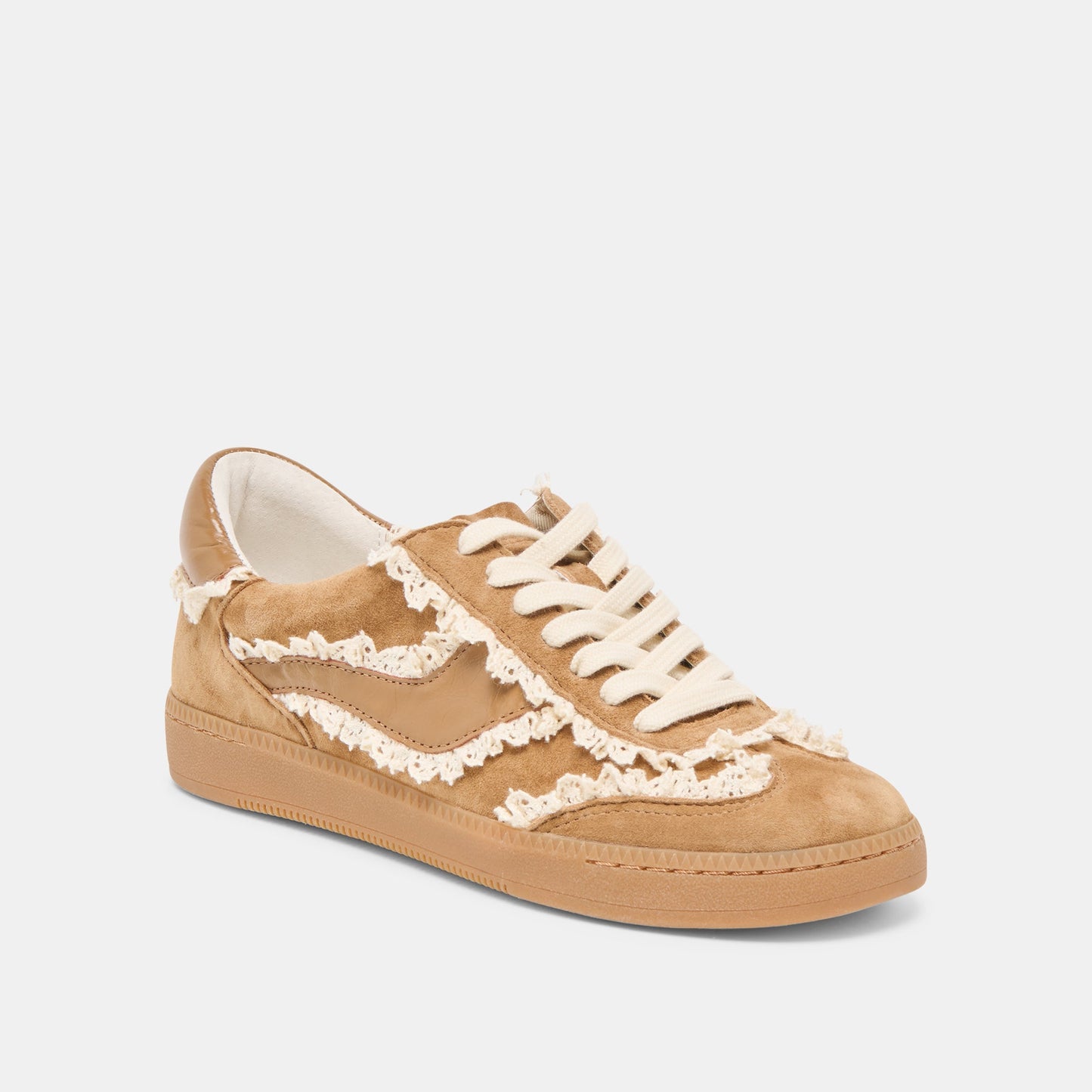 Notice Lace Lt Brown Suede Sneakers Dolce Vita Online