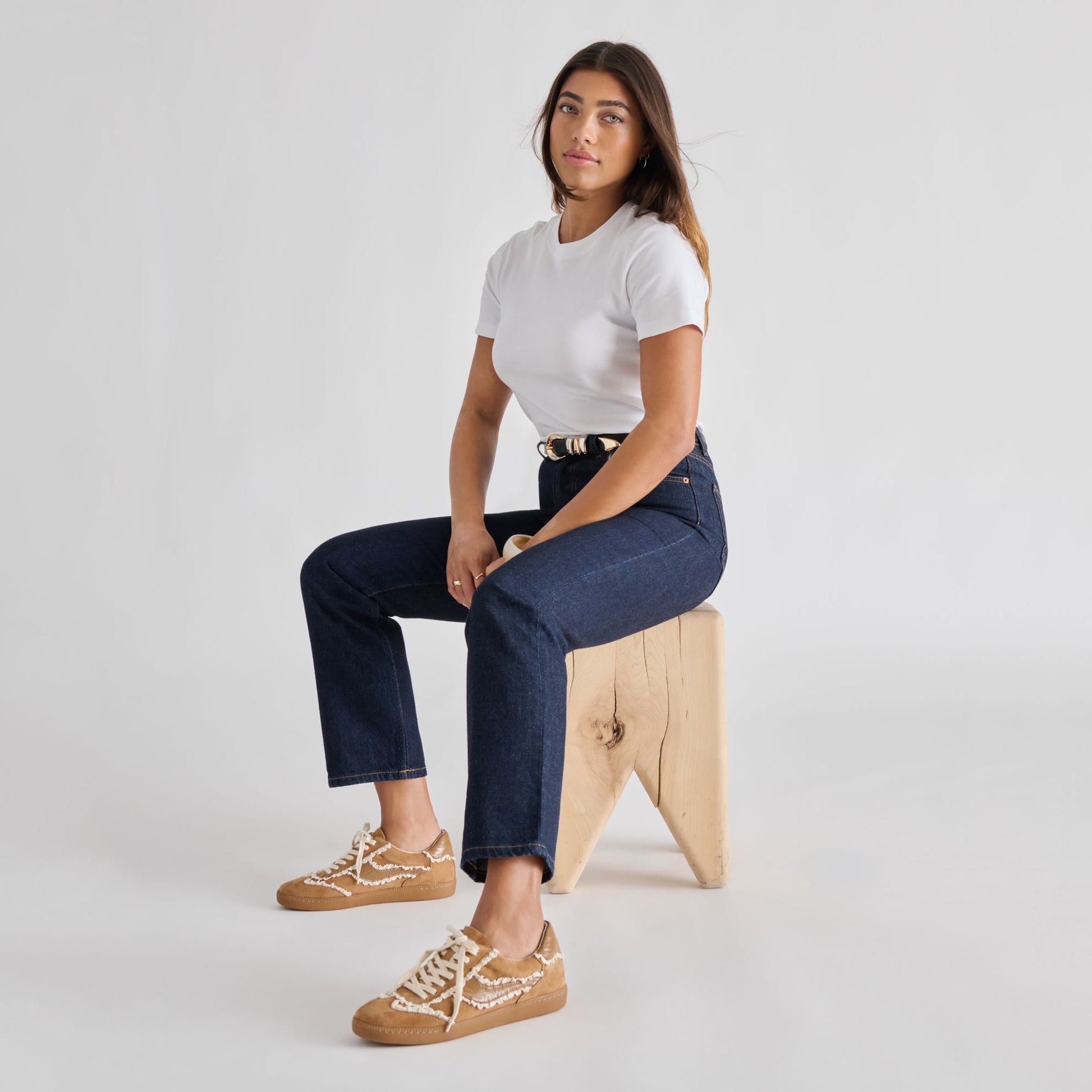 Notice Lace Lt Brown Suede Sneakers Dolce Vita Online