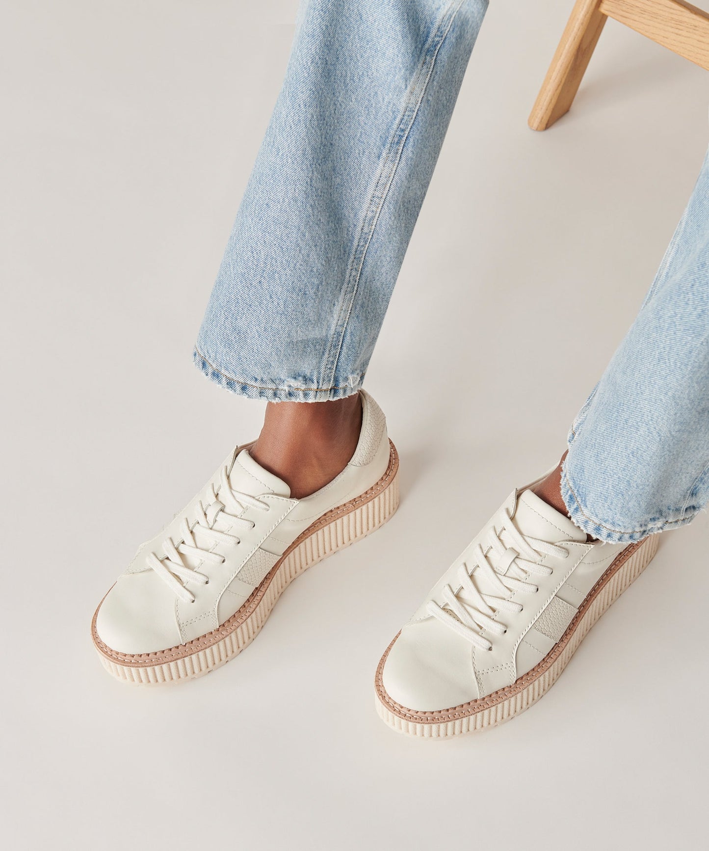 TIGER SNEAKERS WHITE LEATHER
 – Dolce Vita Dolce Vita Sale
