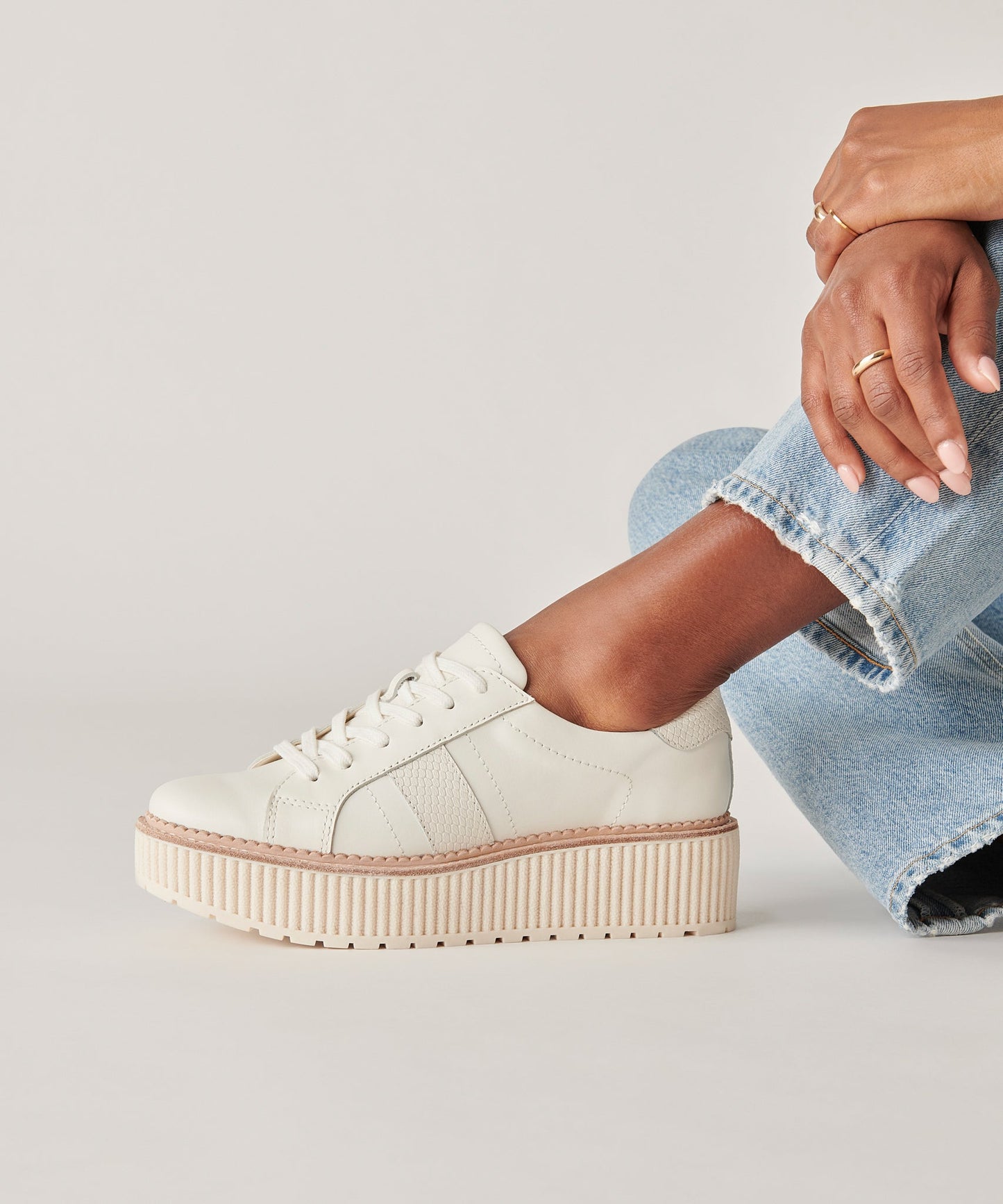 TIGER SNEAKERS WHITE LEATHER
 – Dolce Vita Dolce Vita Sale