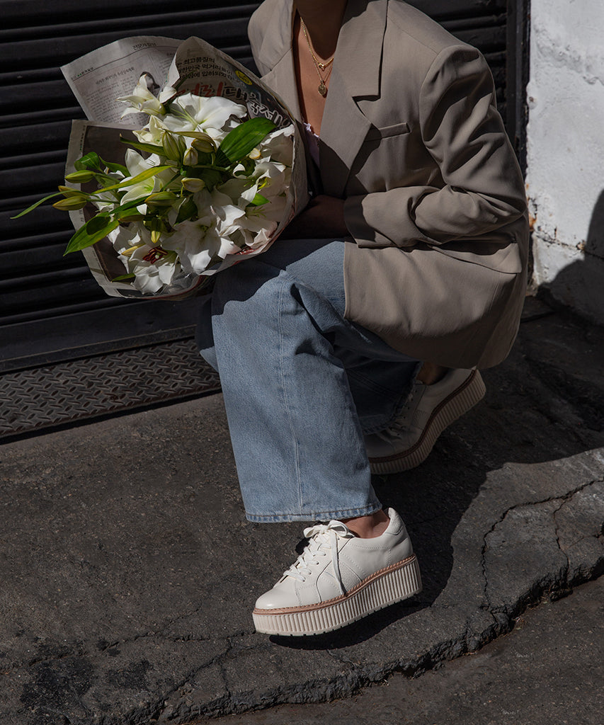 TIGER SNEAKERS WHITE LEATHER
 – Dolce Vita Dolce Vita Sale