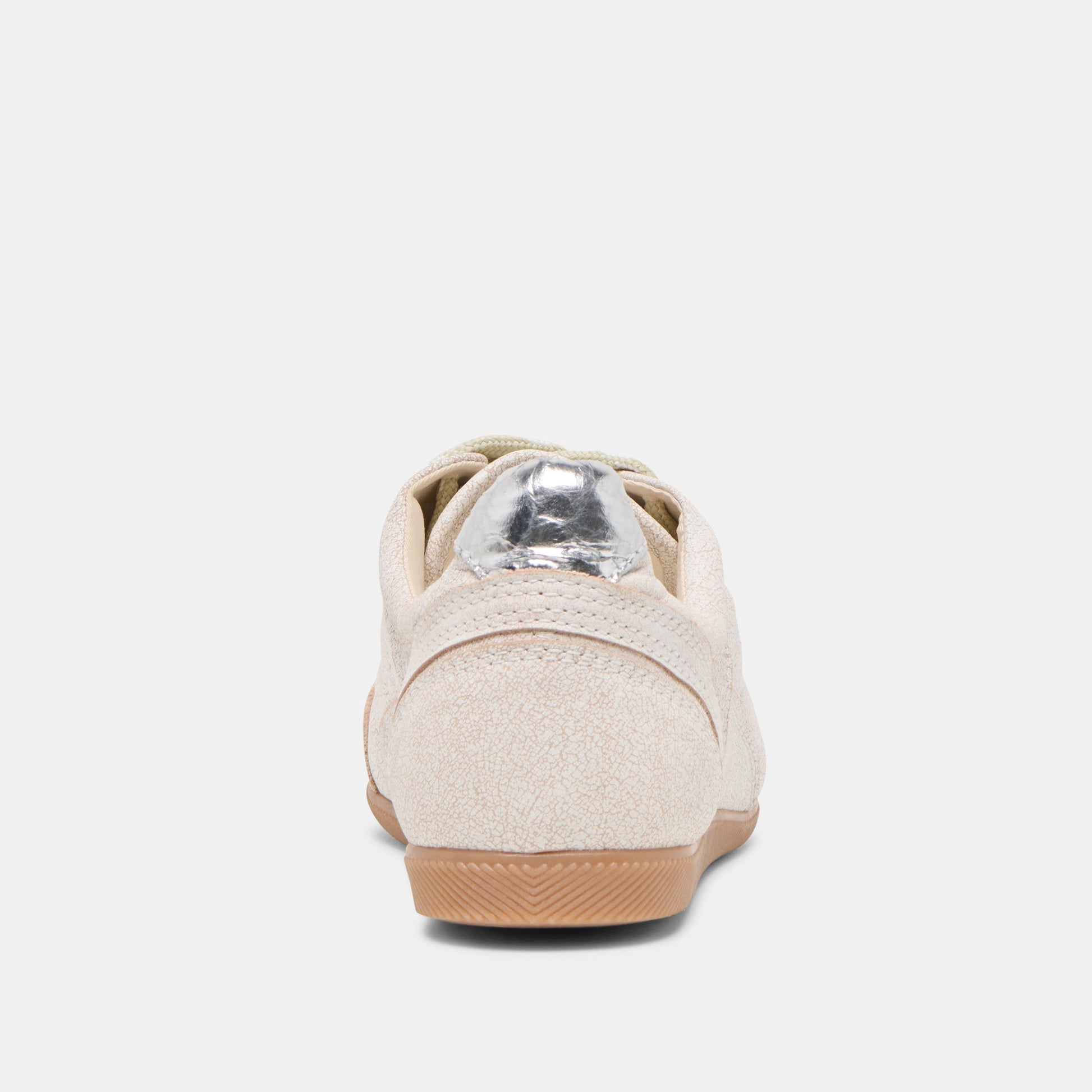 Laini Off White Crackled Leather Sneakers Dolce Vita Outlet