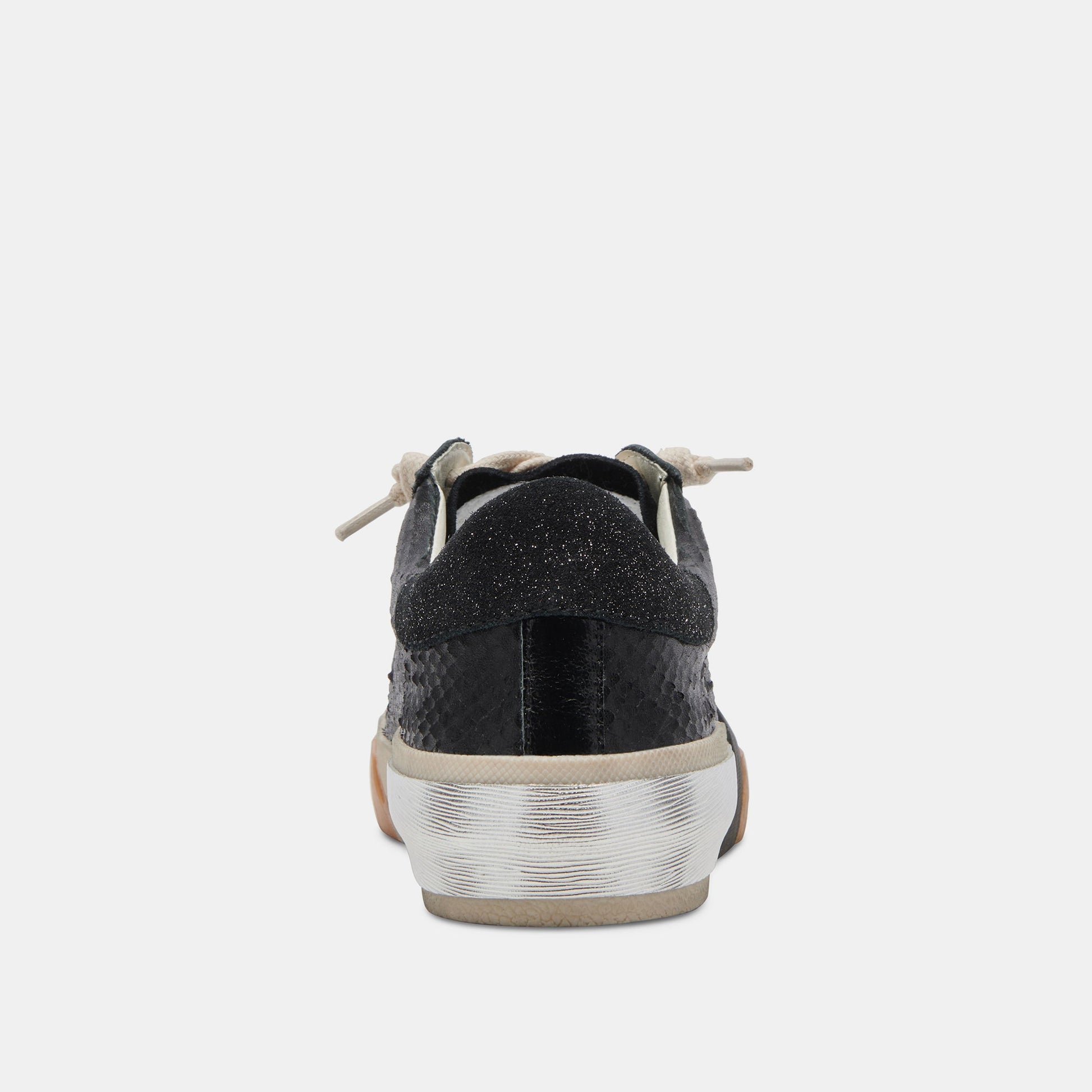 Zina Sneakers Onyx Embossed Leather | Women's Sneakers
 – Dolce Vita Dolce Vita On sale
