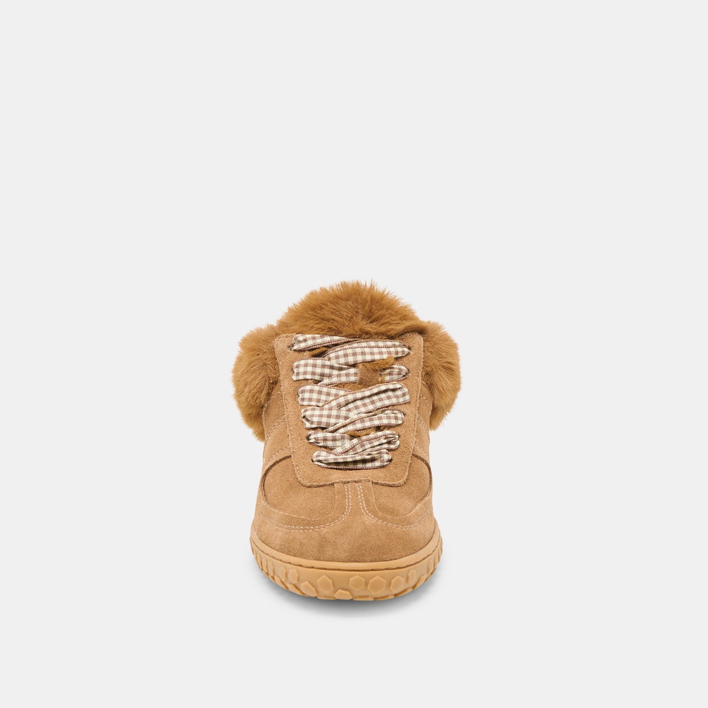 Izzey Plush Lt Brown Suede Sneakers Dolce Vita For sale