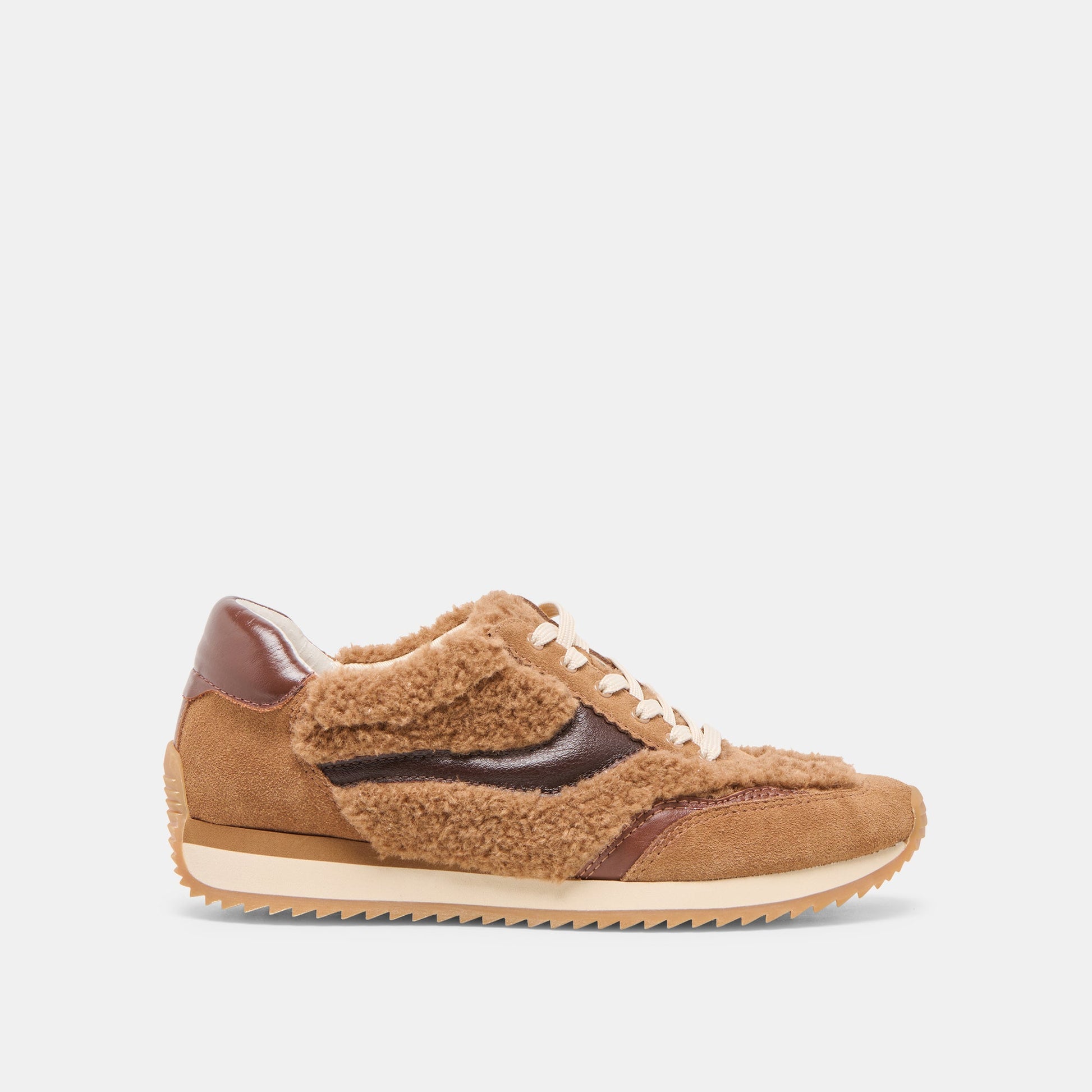 B.NTCD Plush Brown Plush Sneakers Dolce Vita us