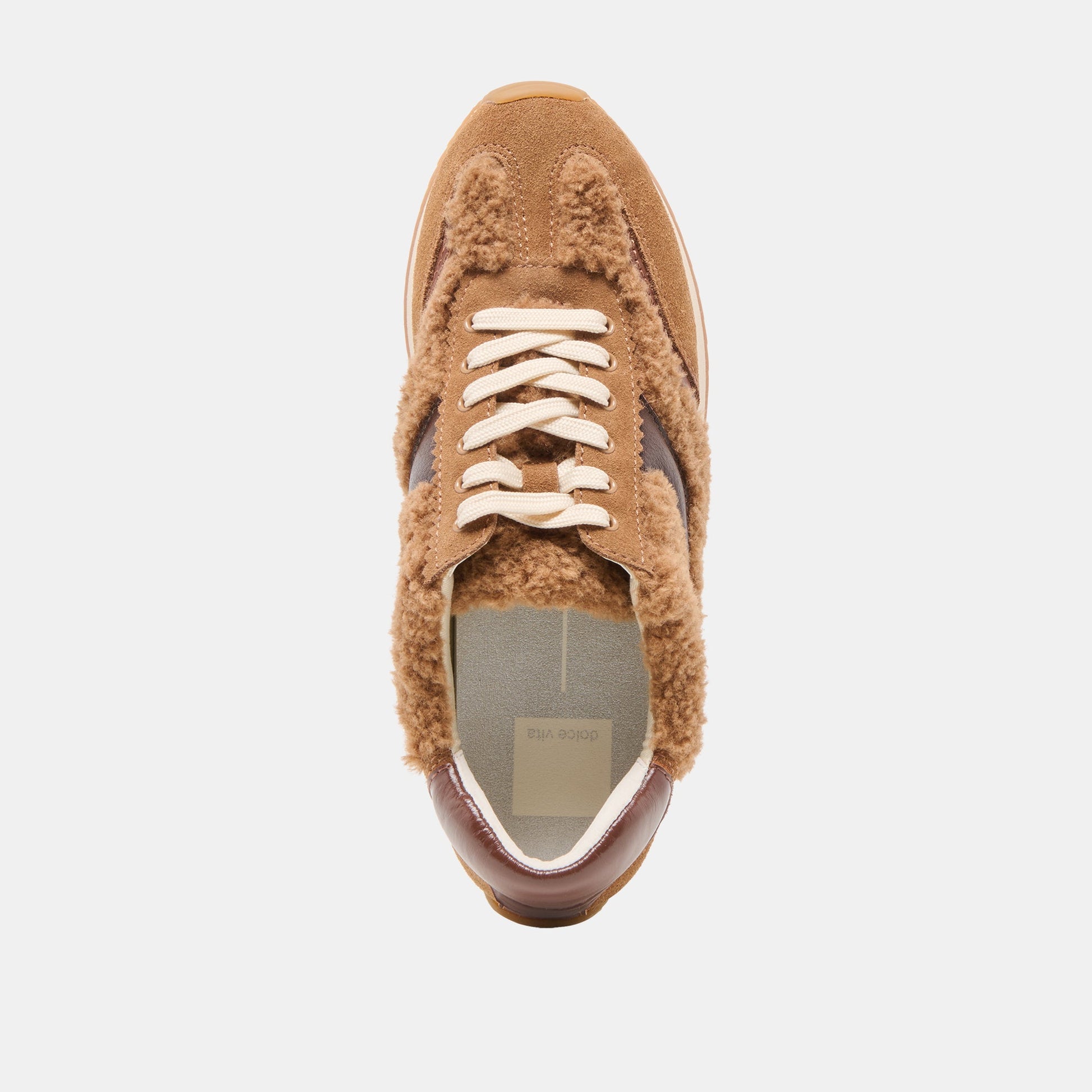 B.NTCD Plush Brown Plush Sneakers Dolce Vita us