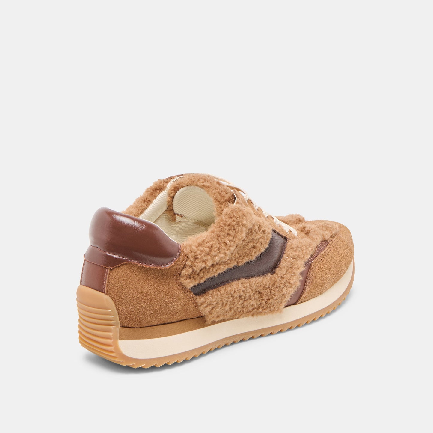 B.NTCD Plush Brown Plush Sneakers Dolce Vita us